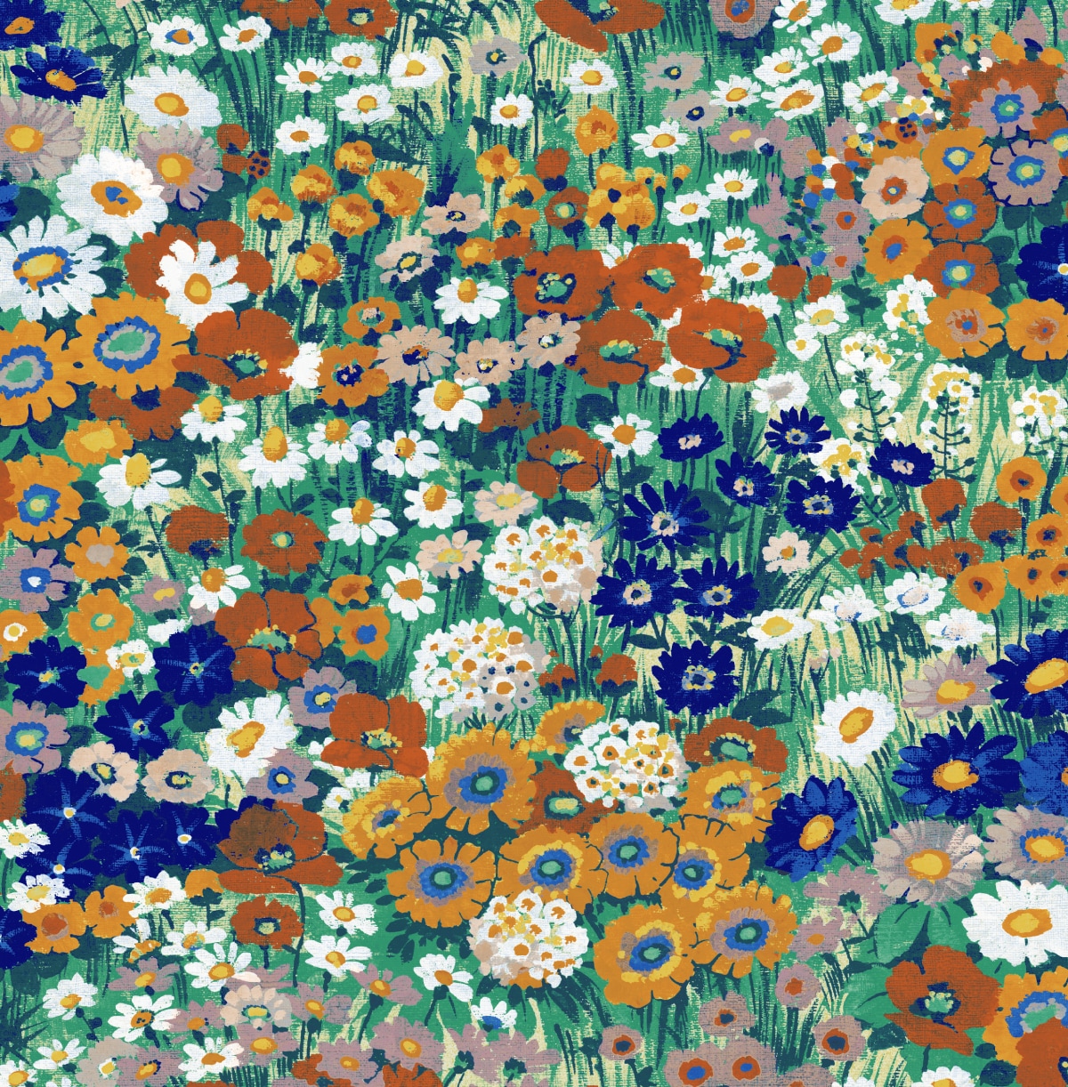 NextWall NW46106 30.75-Sq. Feet Summer Glades and Terra Cotta Vinyl Floral Self-adhesive Peel and Stick Wallpaper