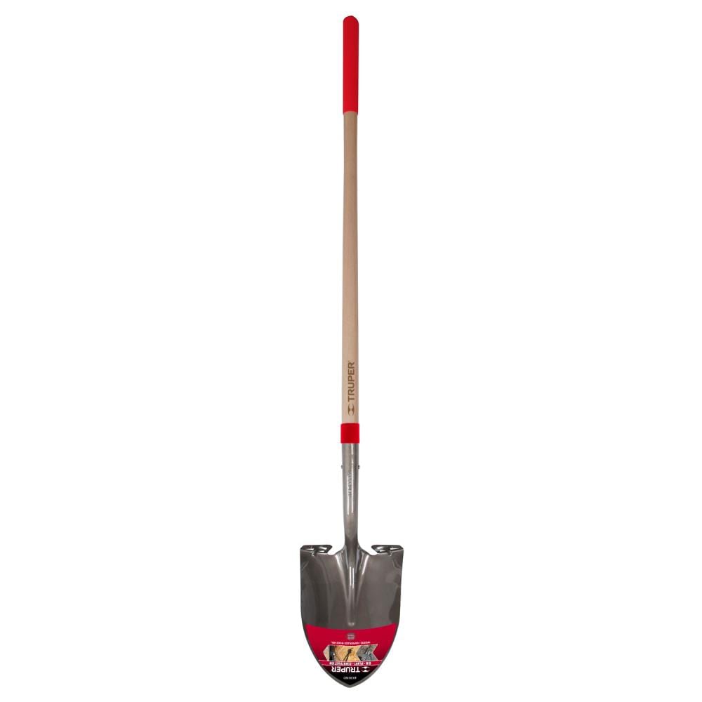 Truper Long-handle Wood Digging Shovel at