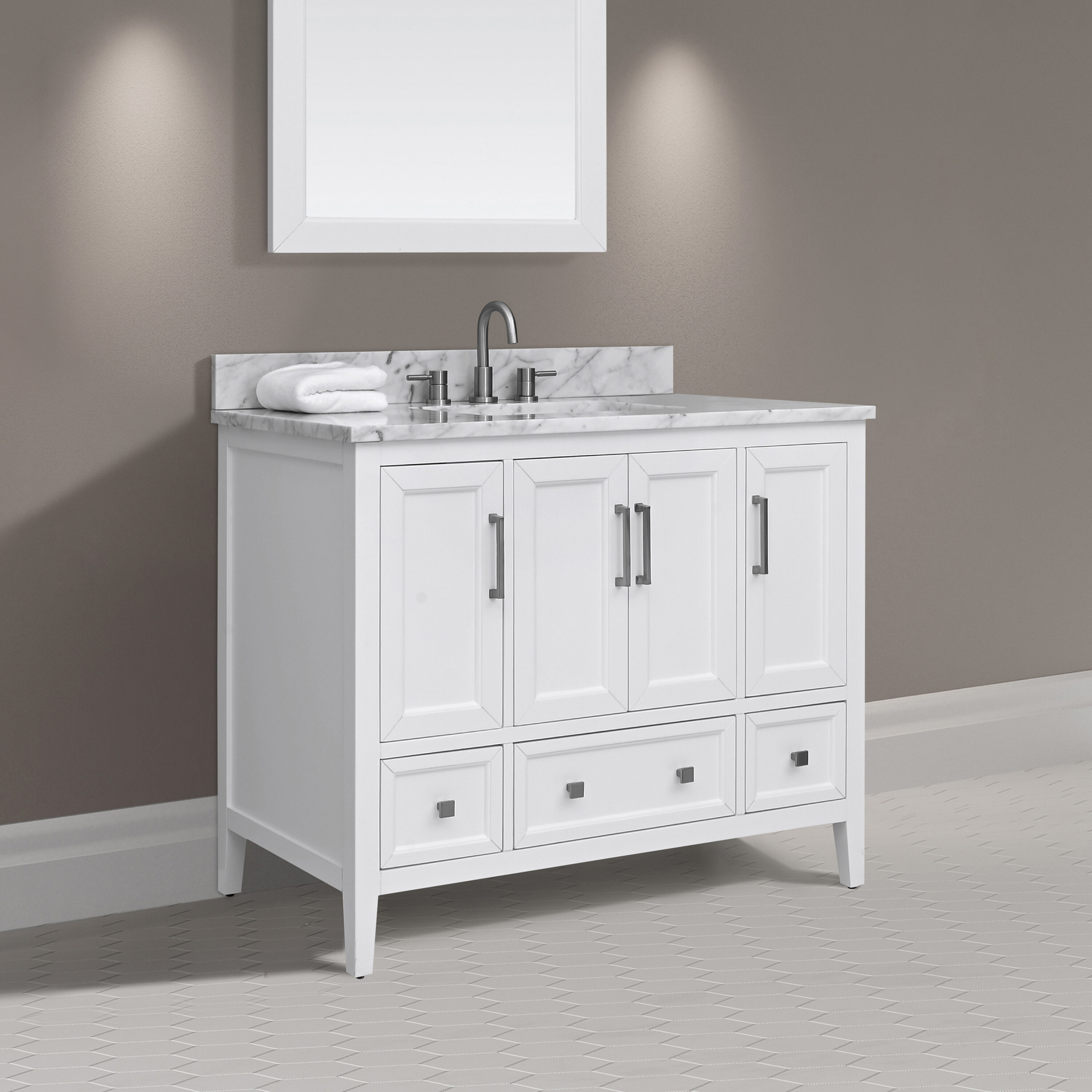Avanity EVERETTE-VS43-WT-C Bath-Vanity-Combo - View #3