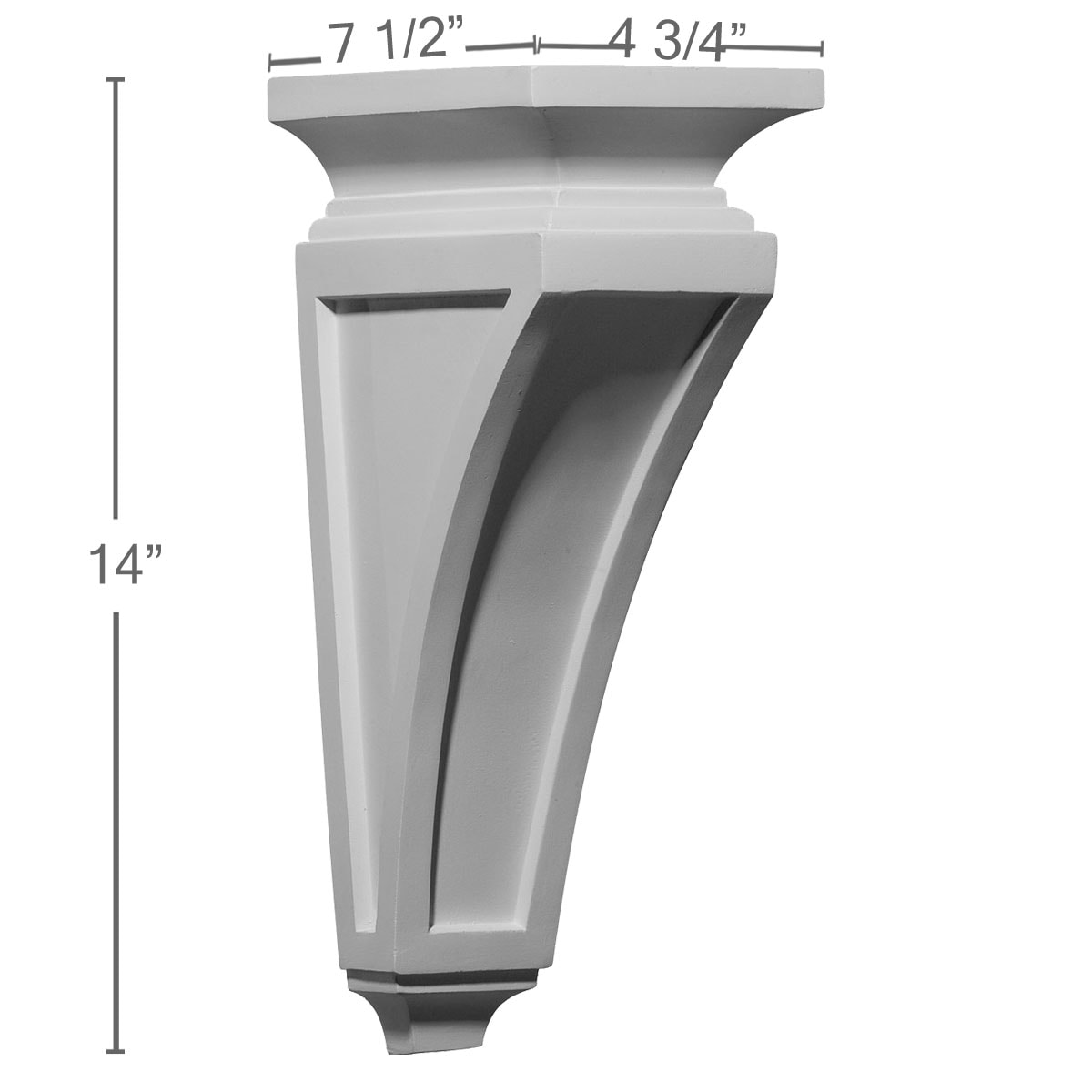 Ekena Millwork COR04X07X14RE corbels - View #2