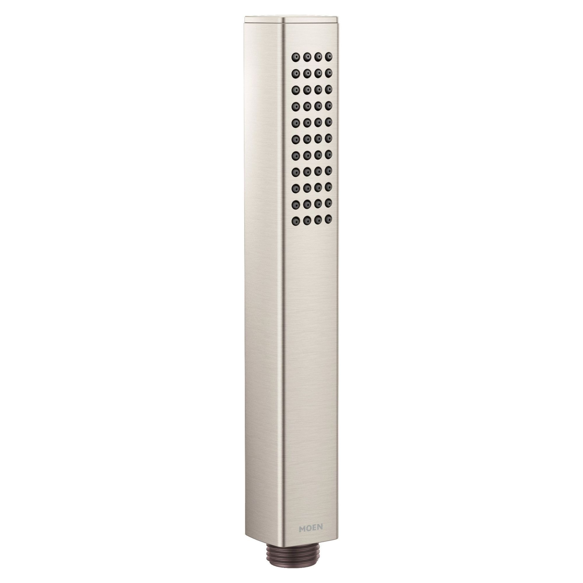 Moen 189318SRN 1.0 -Spray Spot Resist Brushed Nickel 1.125-in Rectangle Handheld Shower Head 1.75 GPM