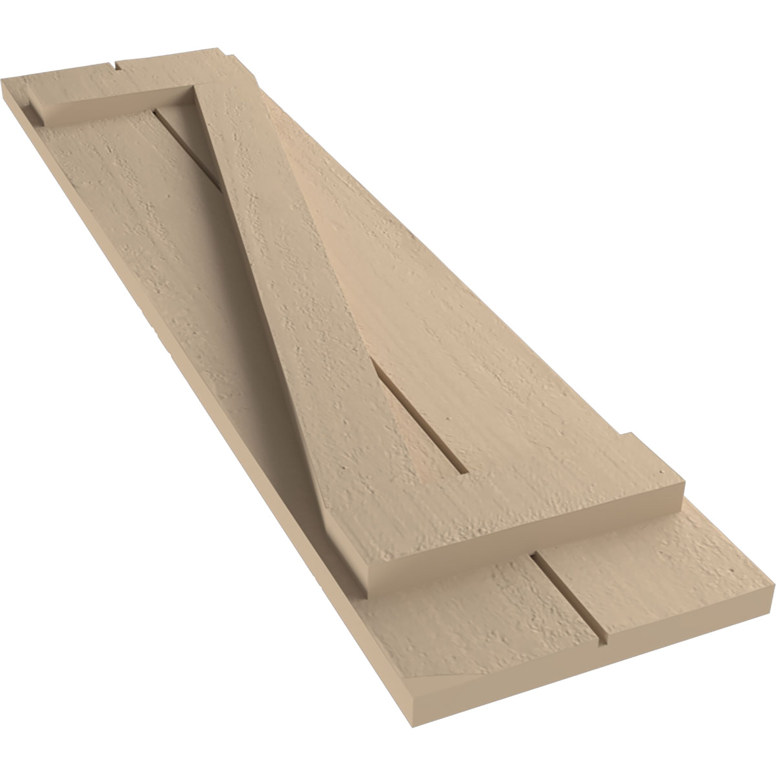 Ekena Millwork SHUBJZ11X24RCPR Exterior-Shutters - View #6