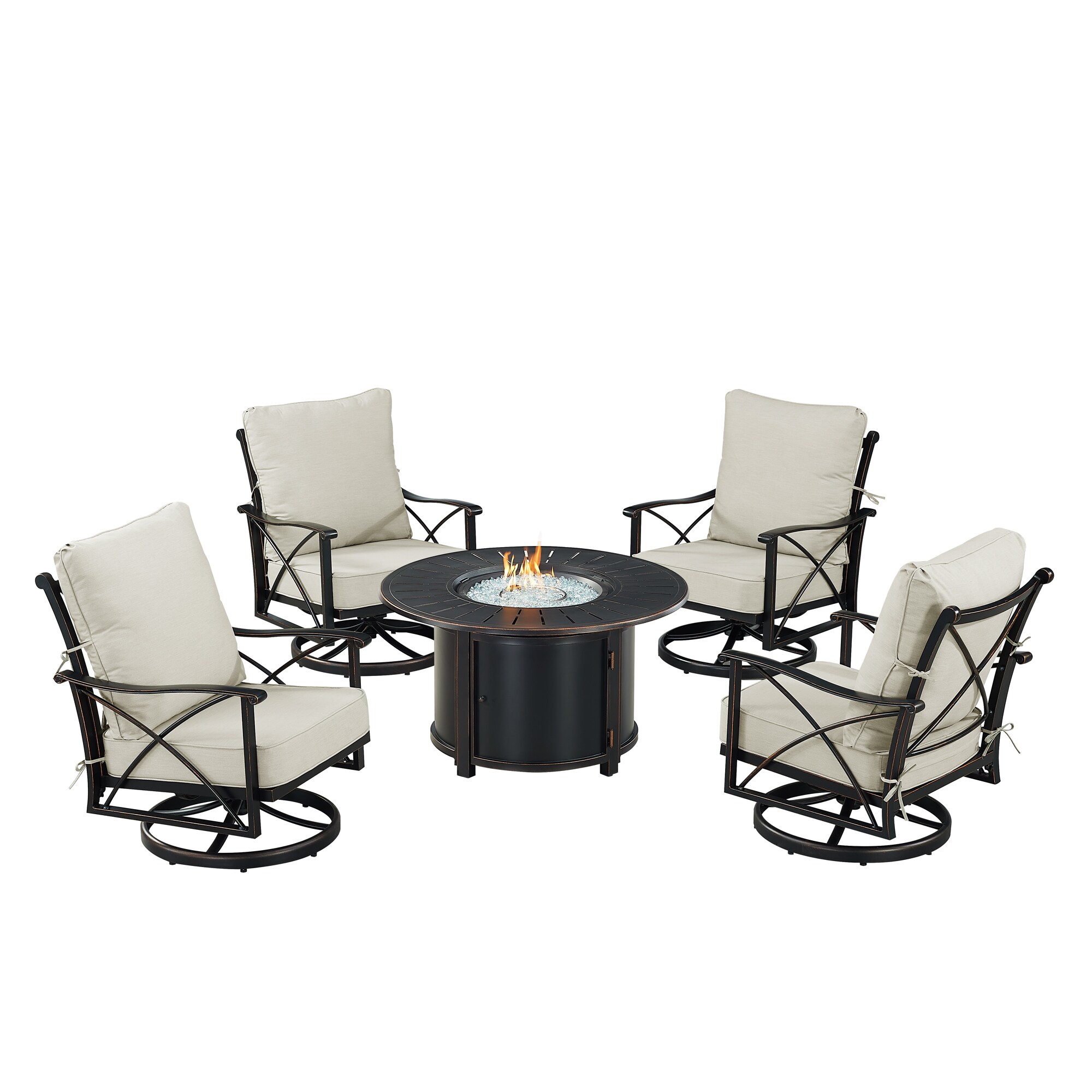Oakland Living AHRI4CHNOBULGCUIBA Patio-Conversation-Sets - View #2