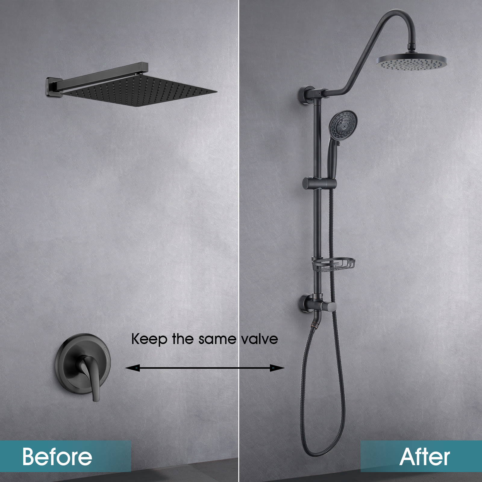 UCLIMAA UCAE103ORB Showerhead-Bar-Panels - View #8