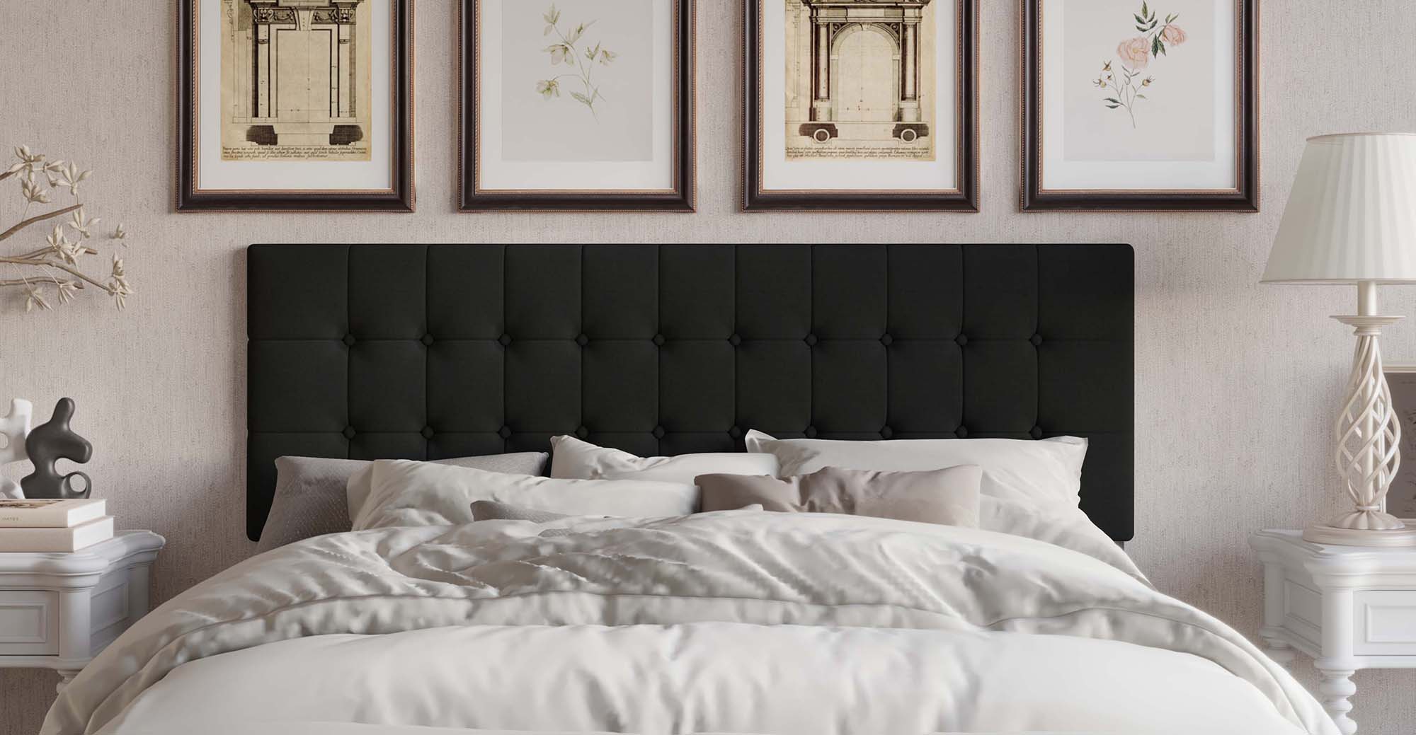 CasePiece C8377FUHB-BK-LN Upholstered-Headboards - View #2