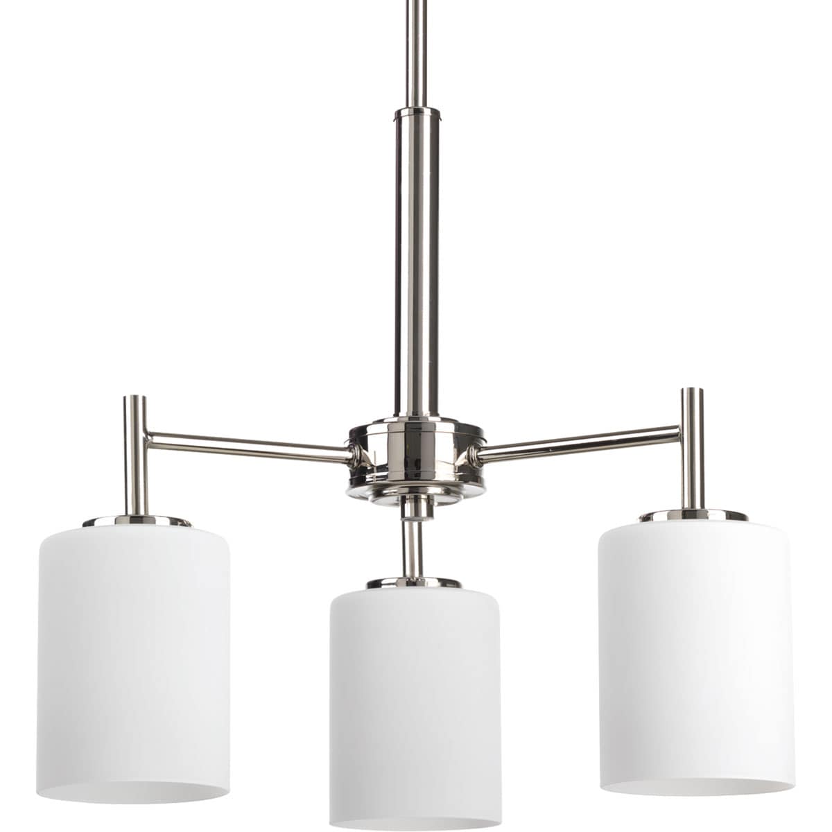 Progress Lighting Replay 3-Light Black Modern/Contemporary Chandelier