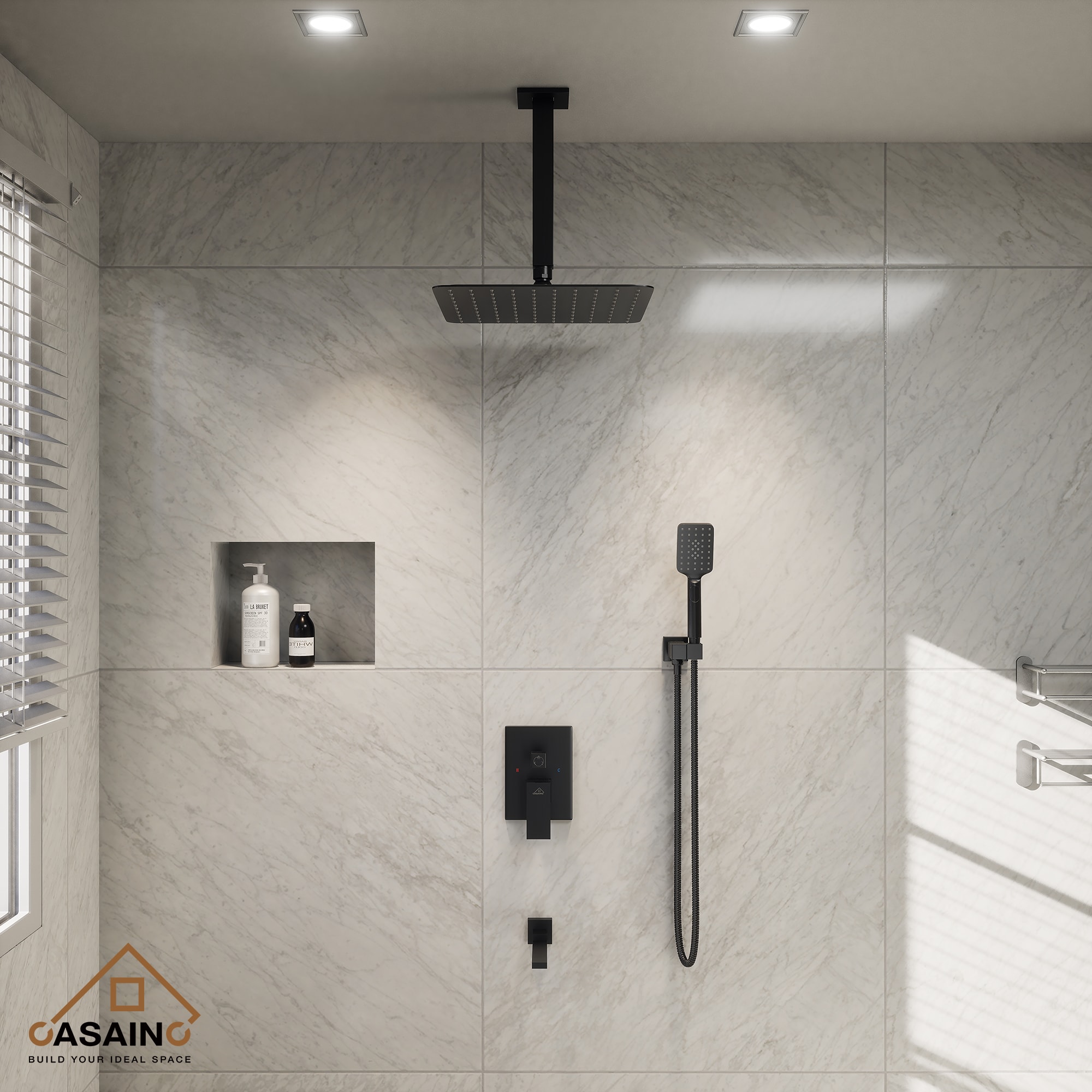 CASAINC WF-W98C03H-10 Showerhead-Bar-Panels - View #3