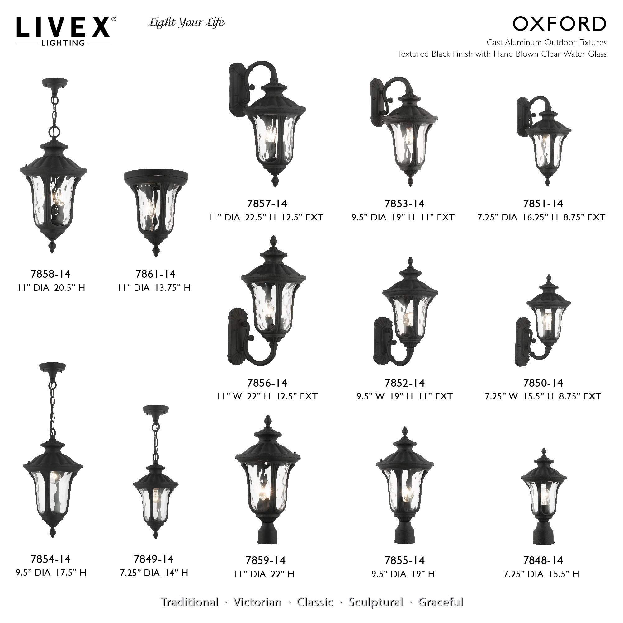 Livex Lighting 7852-14 Outdoor-Wall-Lighting - View #2