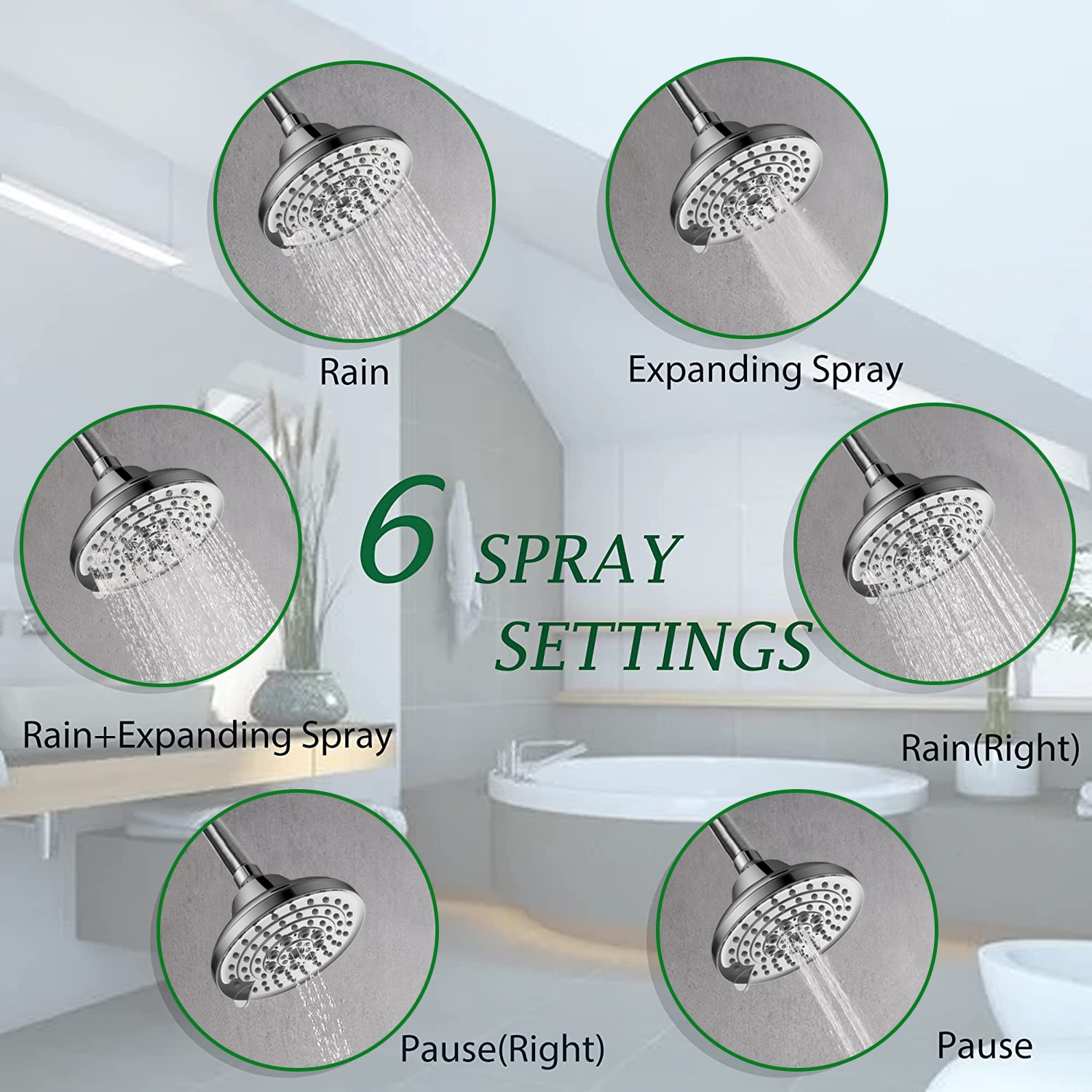 Blisstyle 6K2MSHUS Fixed-Showerhead - View #6