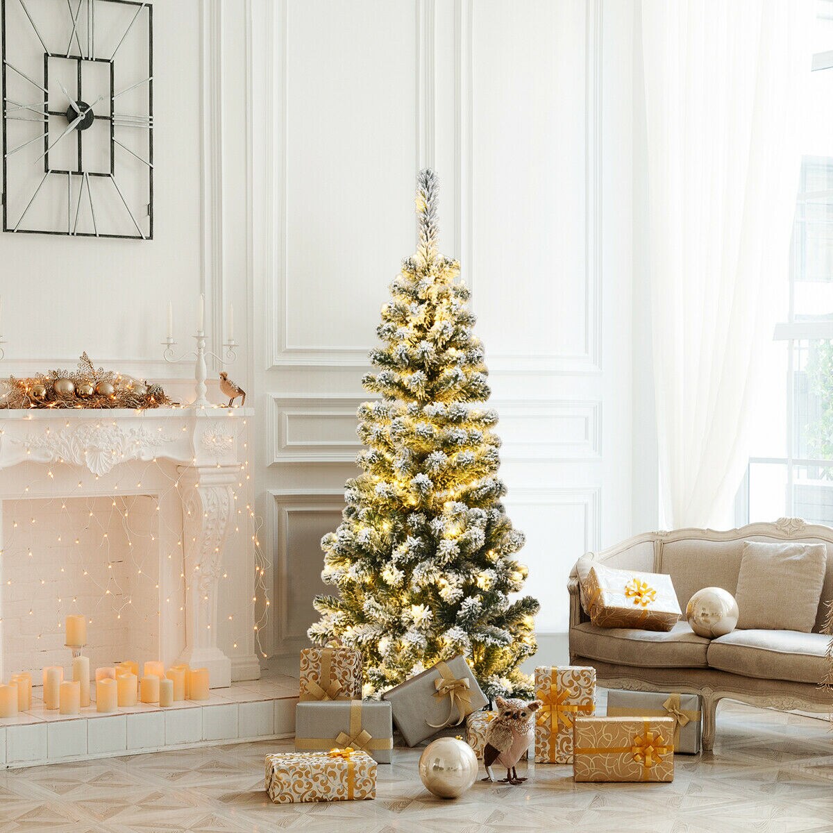 WELLFOR CM-HJY-22874US Artificial-Christmas-Trees - View #5