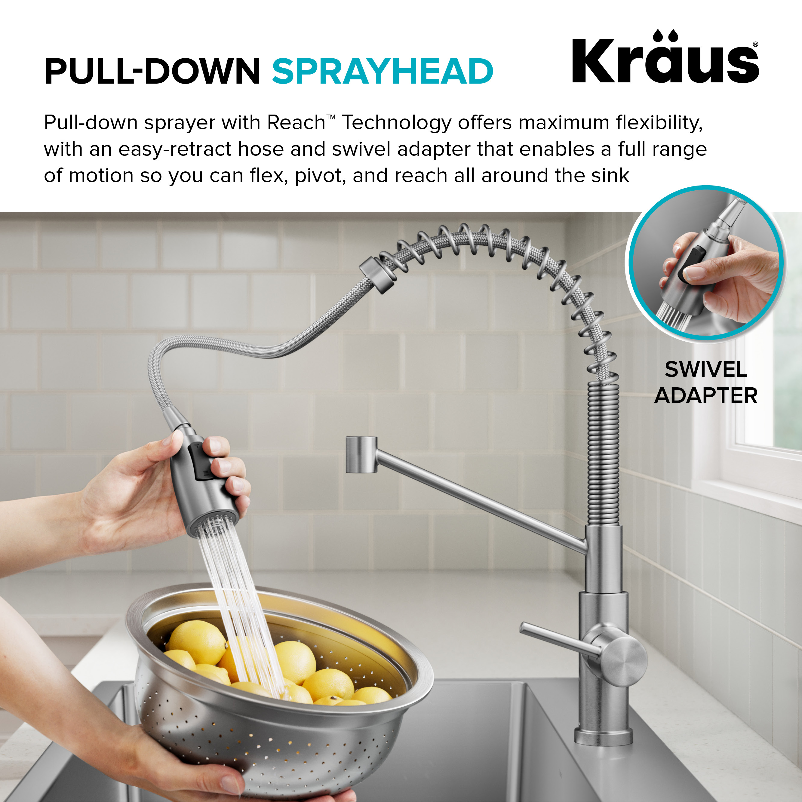 Kraus KPF-1617SFS Kitchen-Faucets - View #8