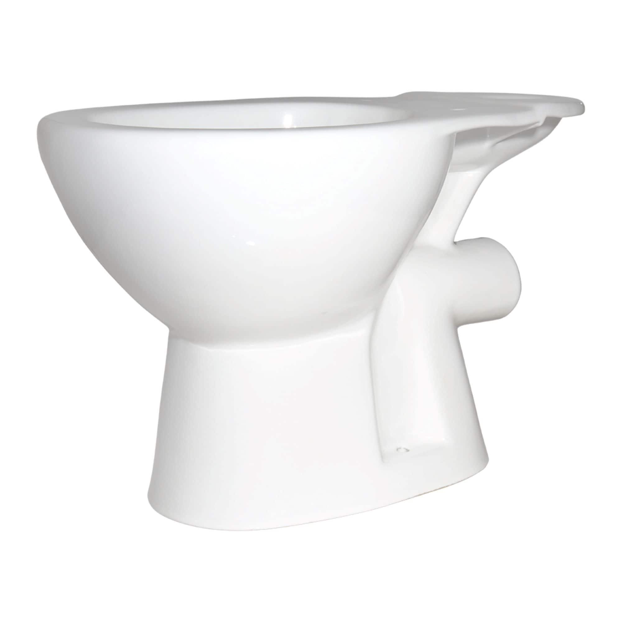 White Round Dual Flush High Efficiency Toilet Kit