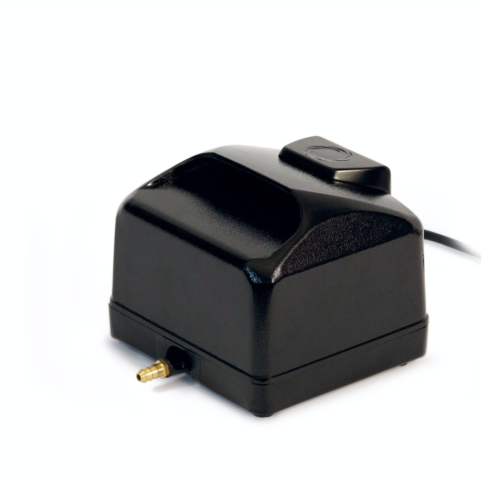 Atlantic 73941 Typhoon 6.25-in x 5-in x 5.25-in Black Metal Pond Air pump
