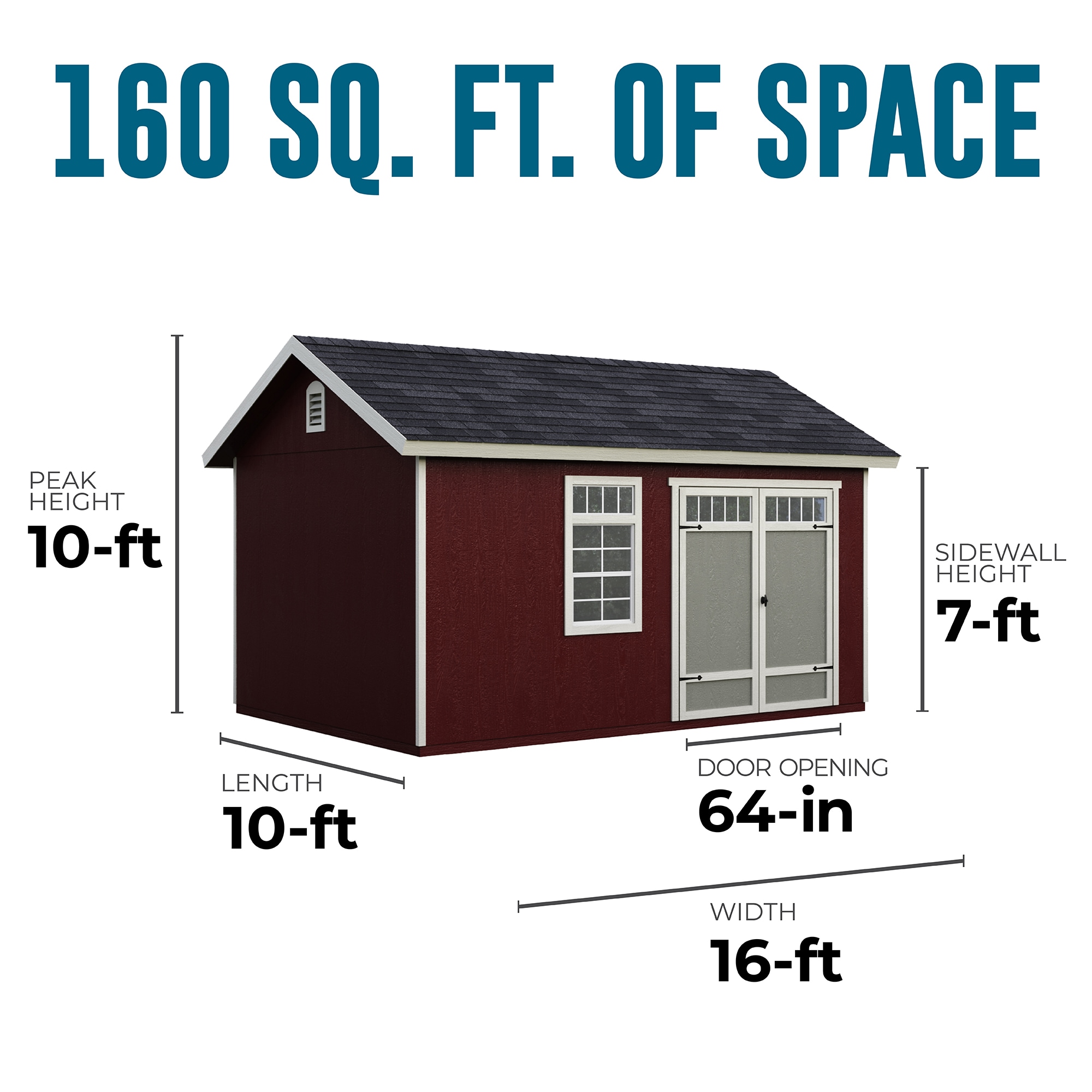 Heartland 63605-9 Wood-Storage-Buildings - View #3