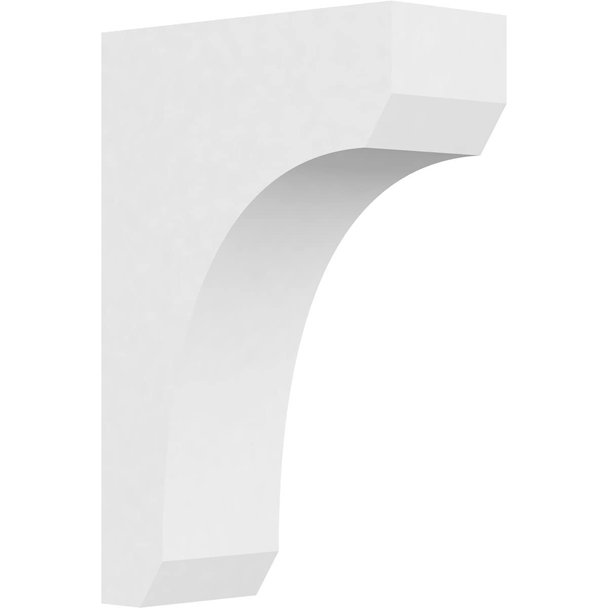 White Architectural Grade PVC Decorative Corbel 12"H x 3"W x 8"D