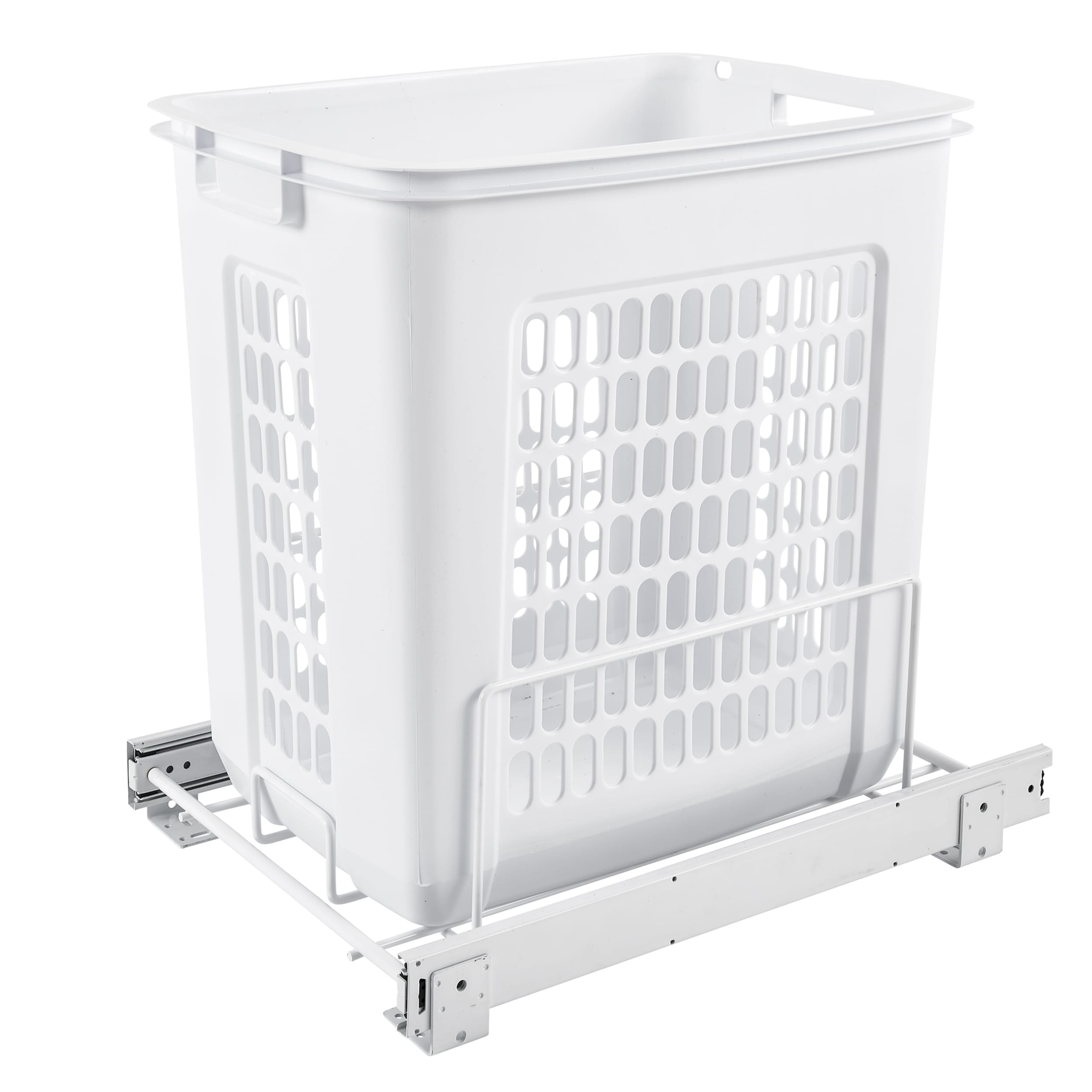 Rev-A-Shelf 166203 White Plastic Laundry Hamper