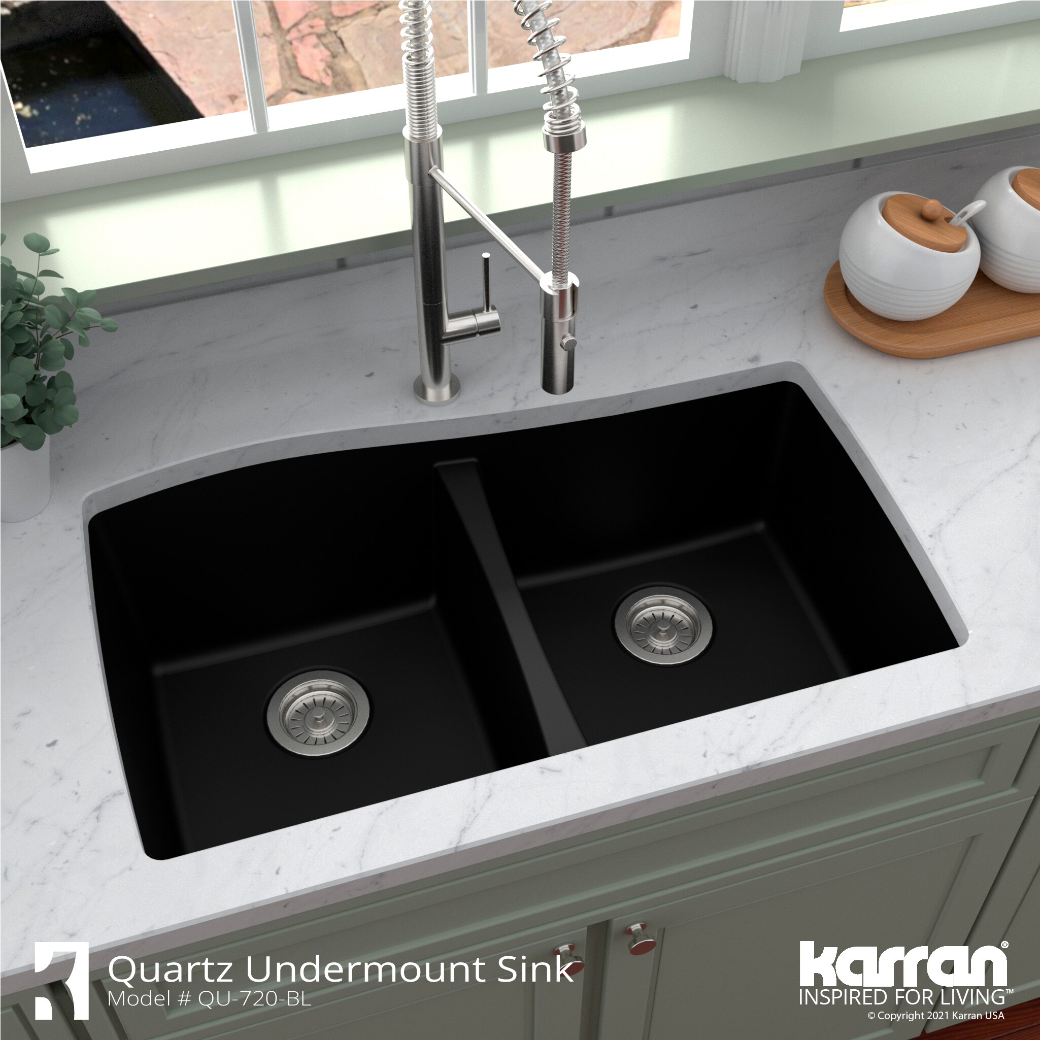 Karran QU-720-BL Kitchen-Sinks - View #6
