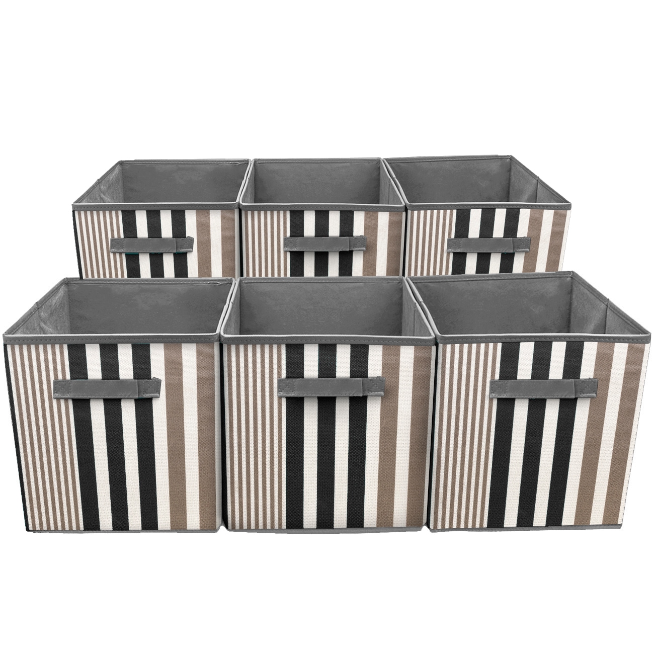 Sorbus Foldable Storage Box Set - (Large|Gray)