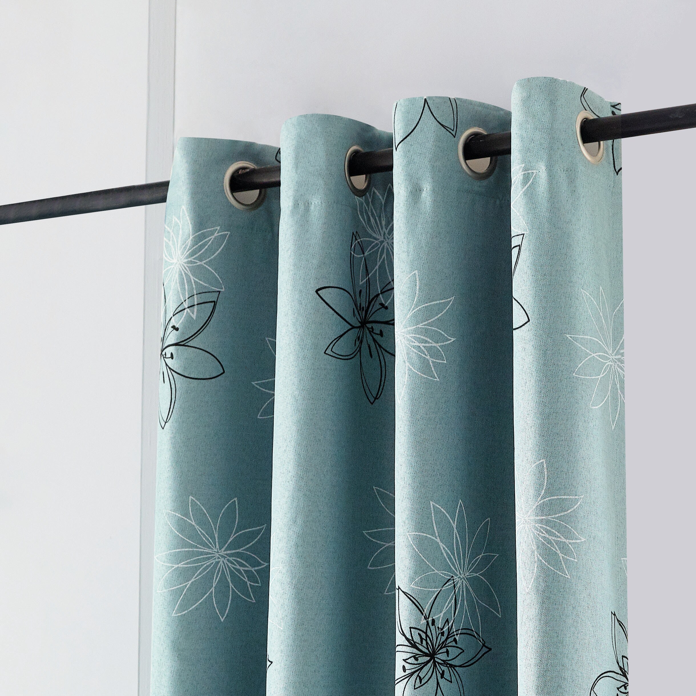  CRAWFORD-126-GM curtains - View #2
