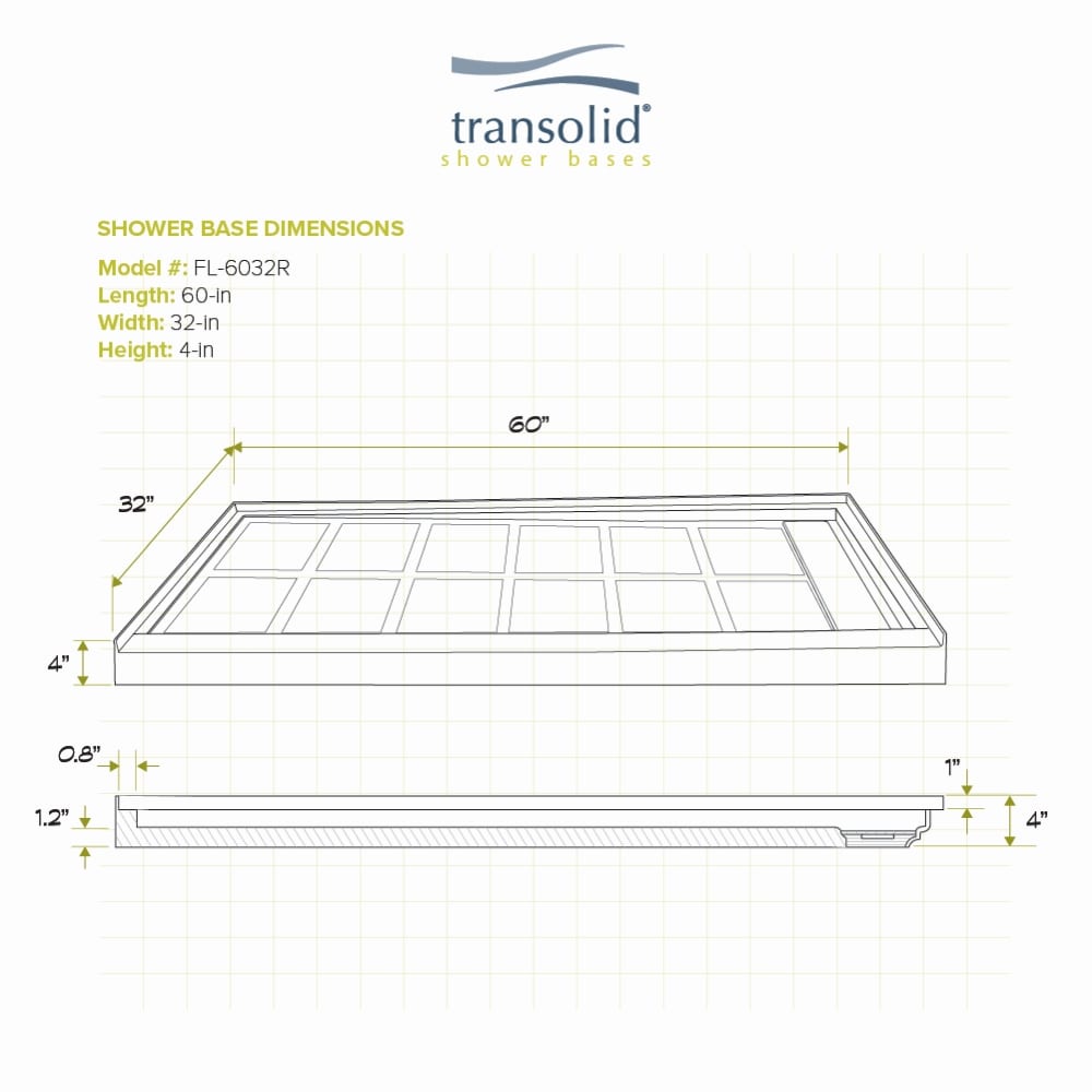 Transolid FL6032R-31 Shower-Floors - View #6