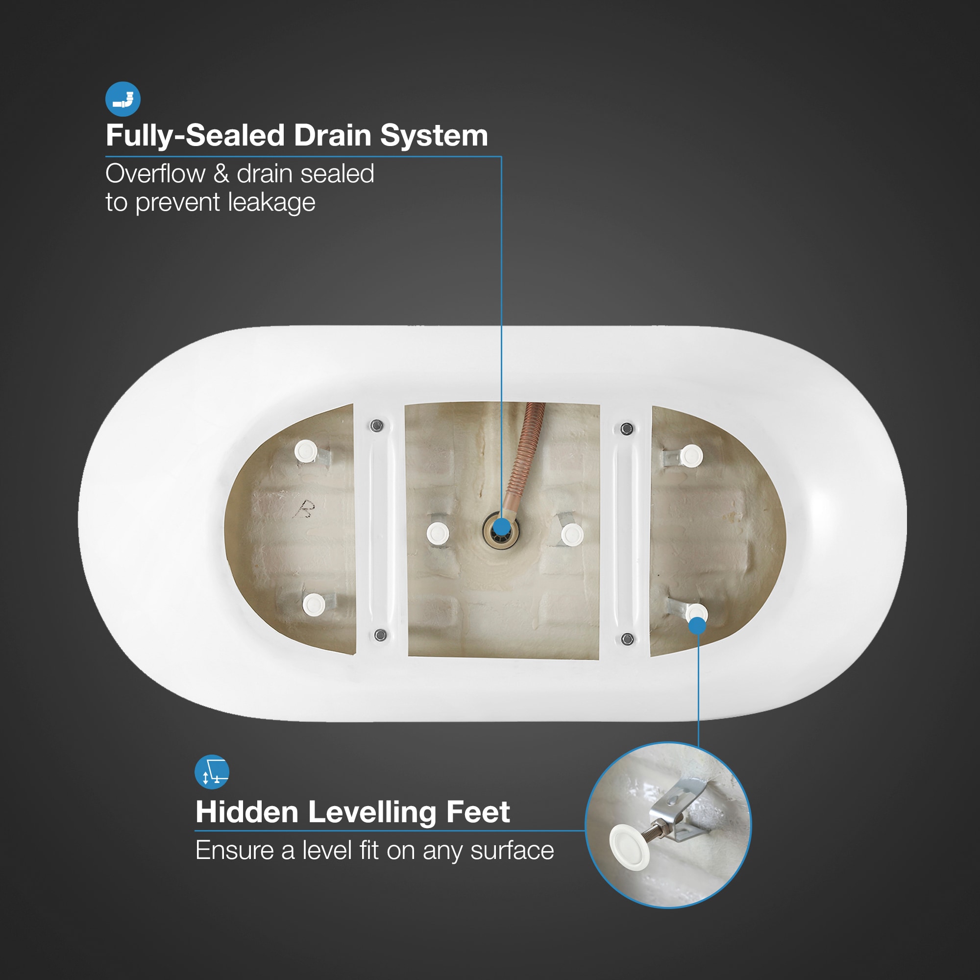 OVE Decors SERENITY-71 bathtubs - View #10