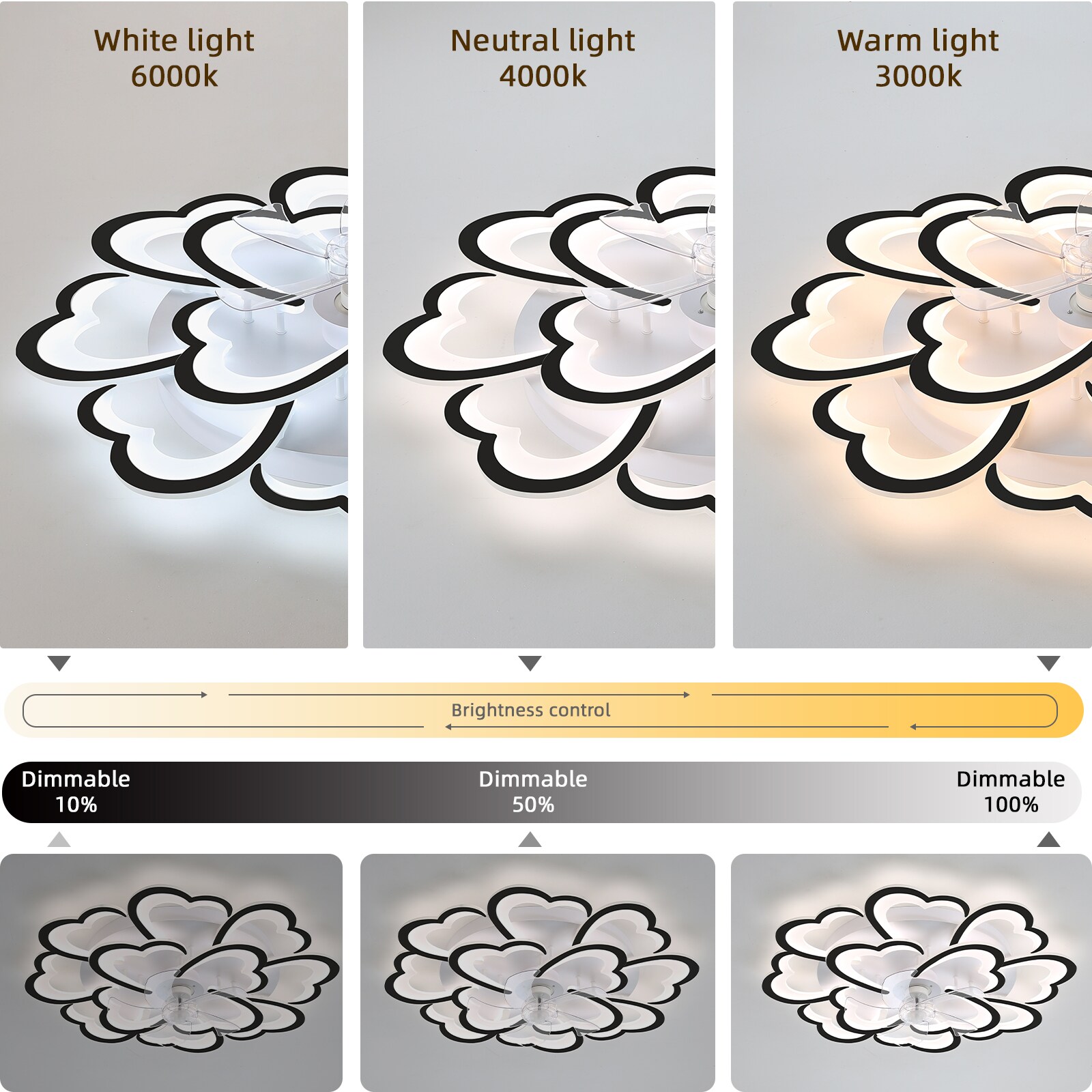 WELLFOR WCY231E12-6 Ceiling-Fans - View #4