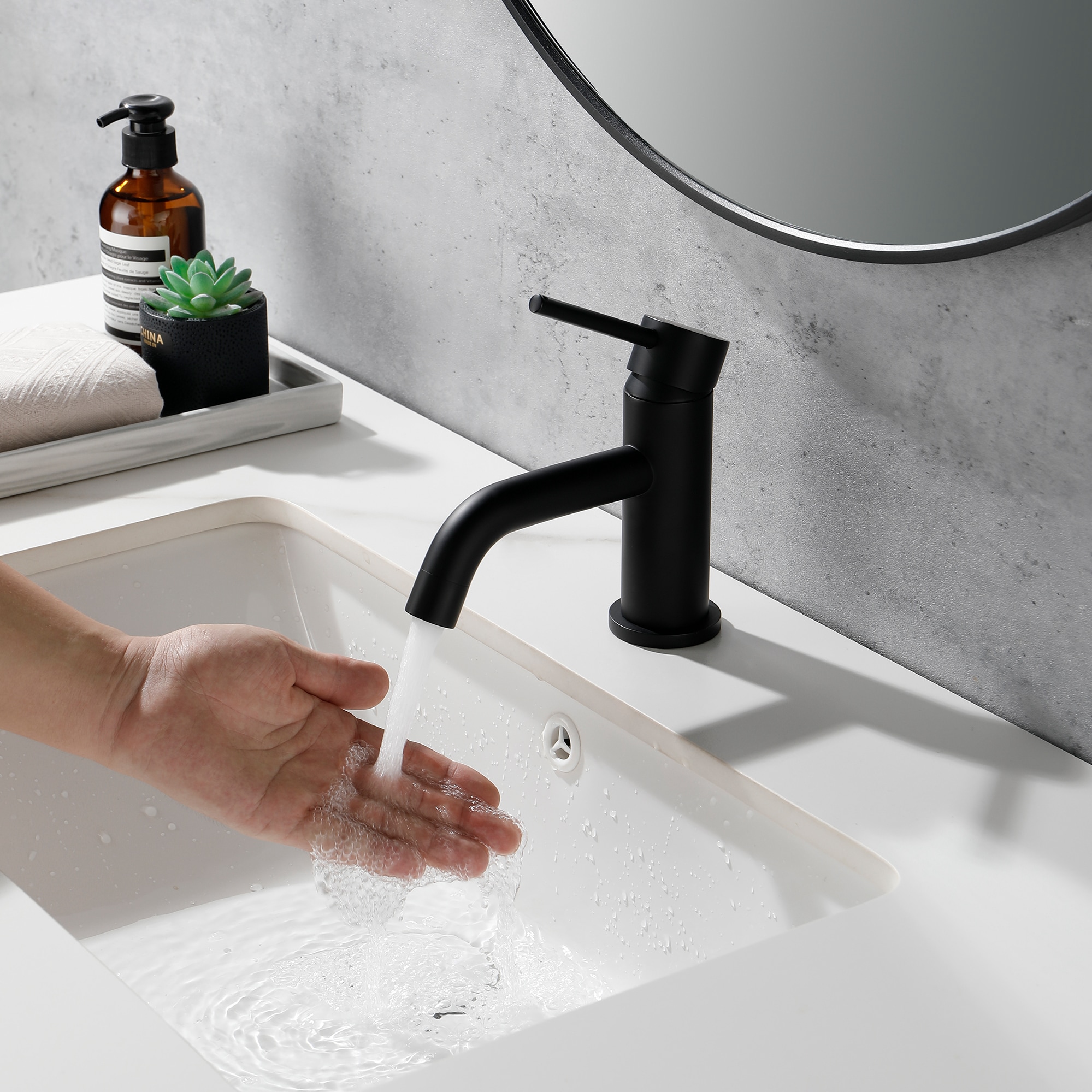 WELLFOR WB-FA002MB Lavatory-Faucets - View #2
