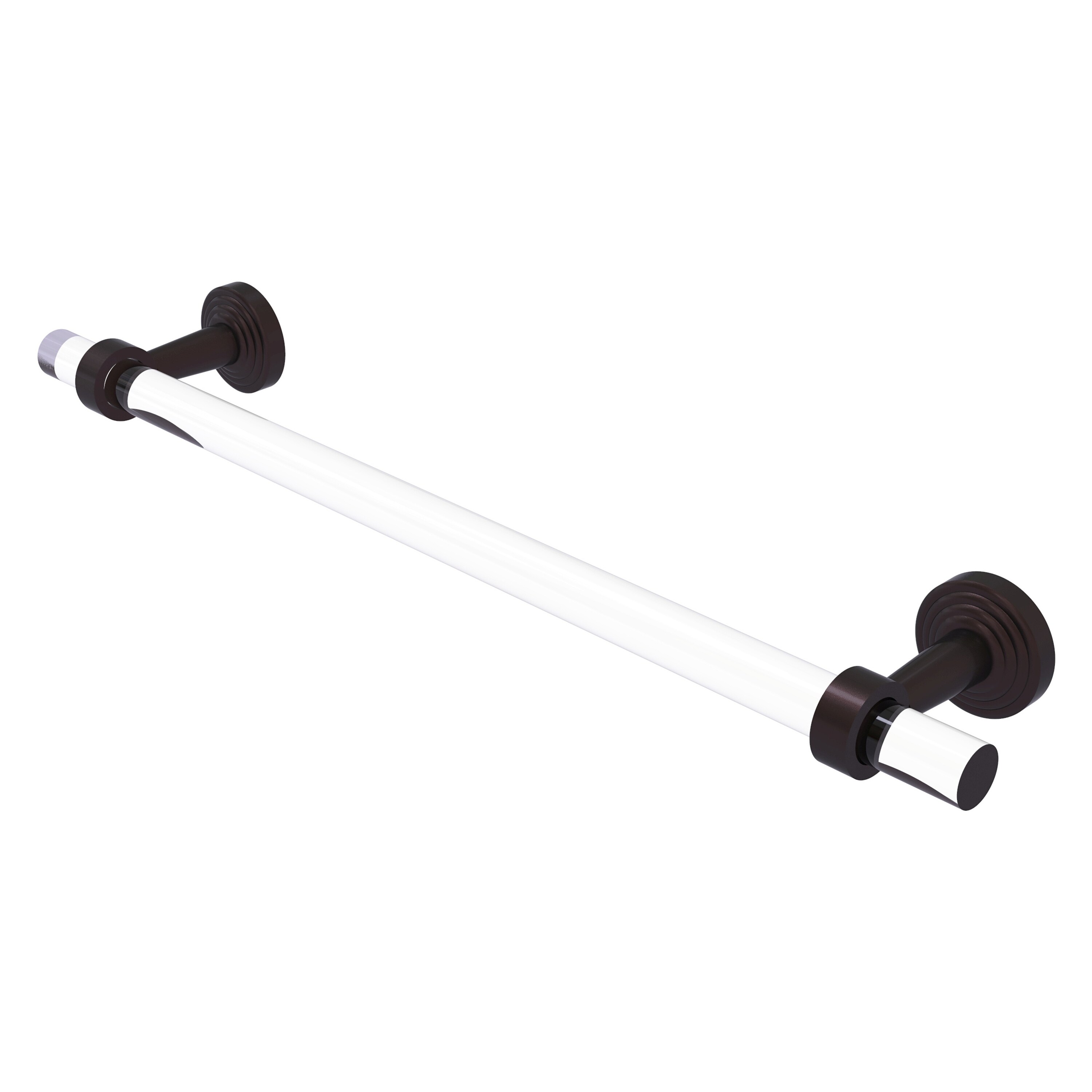 Allied Brass PB-41-18-ABZ Pacific Beach 18-in Antique Bronze Wall mount Single Towel Bar