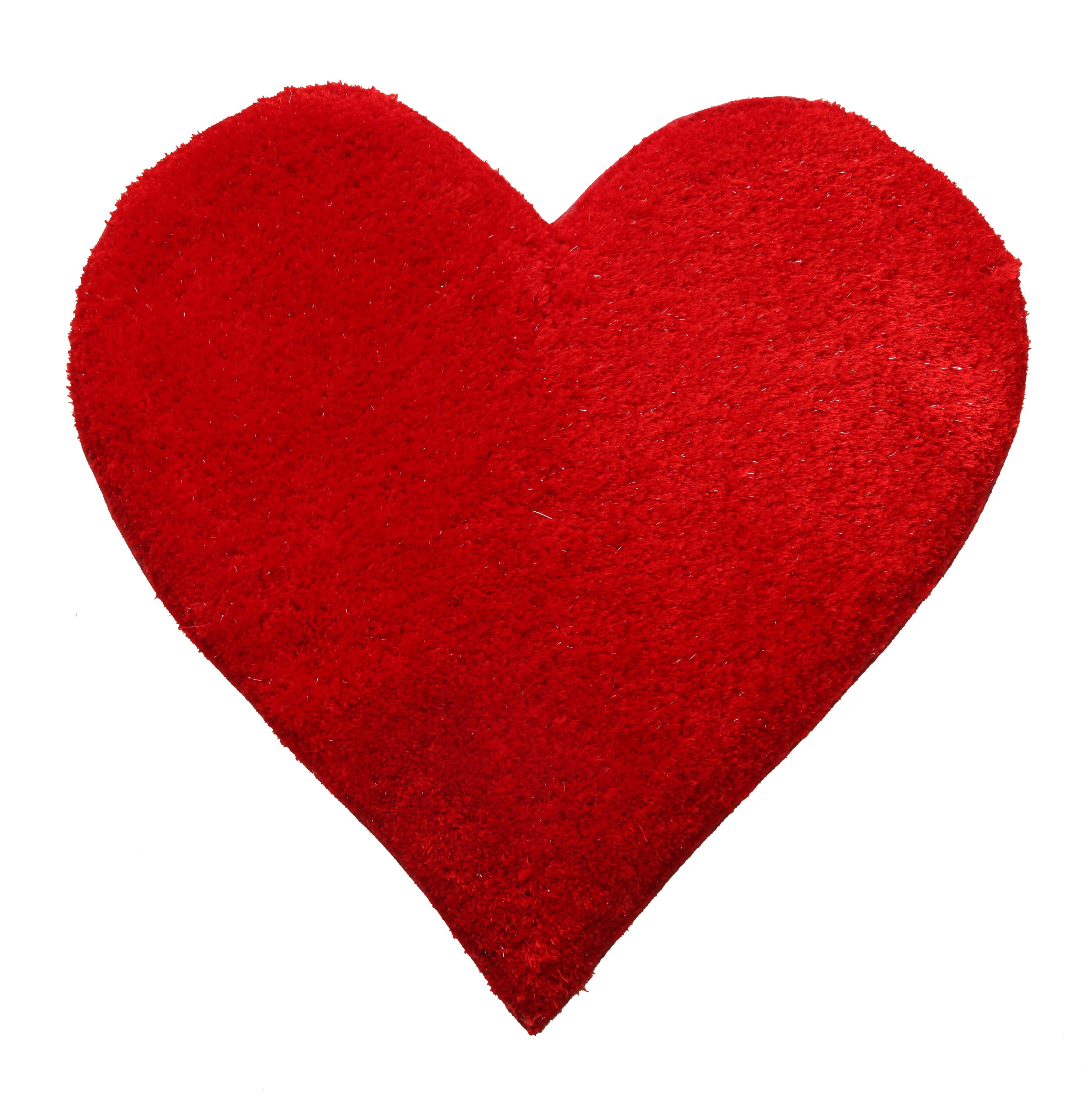 MDA Rugs Hearts 2 X 2 (ft) Red Heart Indoor Solid Area Rug MDA Rugs Hearts 2 X 2 (ft) Red Heart Indoor Solid Area Rug