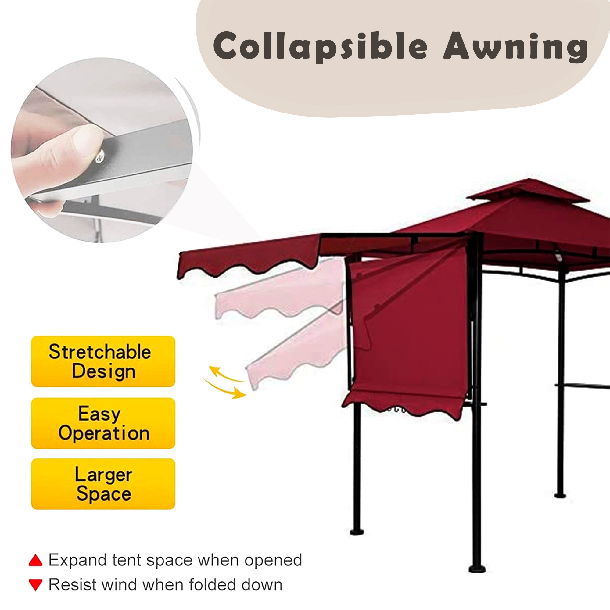 StarEcho SKPE-RED Wood-Resin-Gazebos - View #5