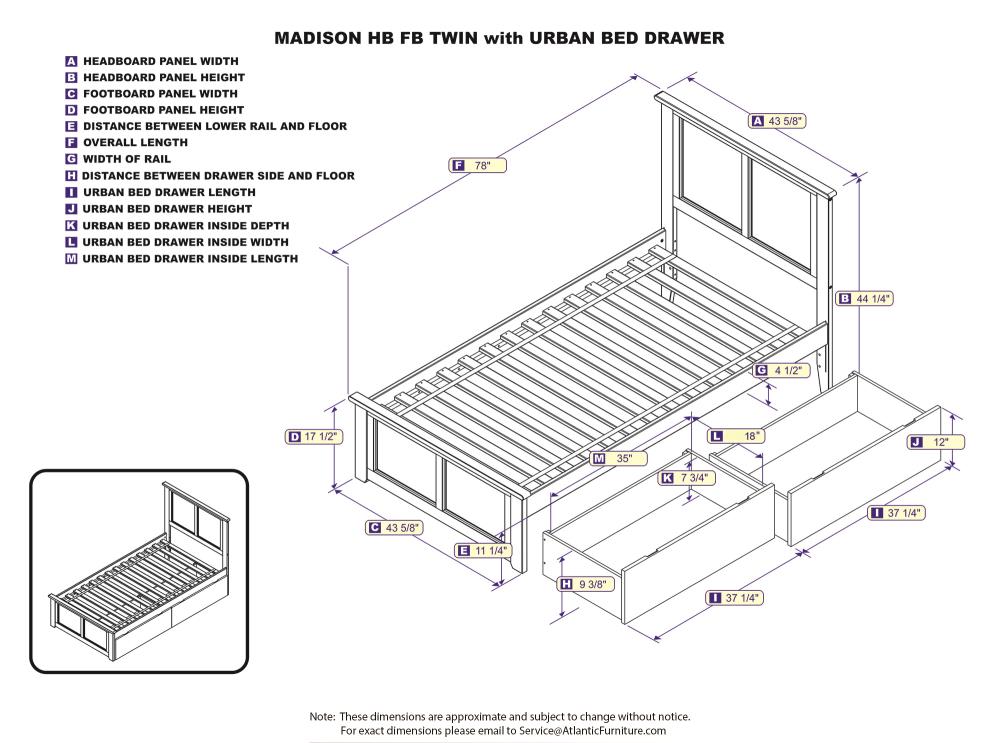 AFI Furnishings AR8626114 beds - View #7