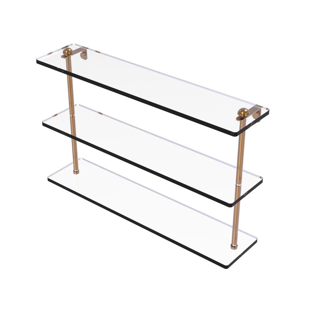 Allied Brass RC-5/22-BBR Brushed Bronze 3 -Tier Wall mount Bathroom Shelf ( 22-in x 15-in x 5-in )