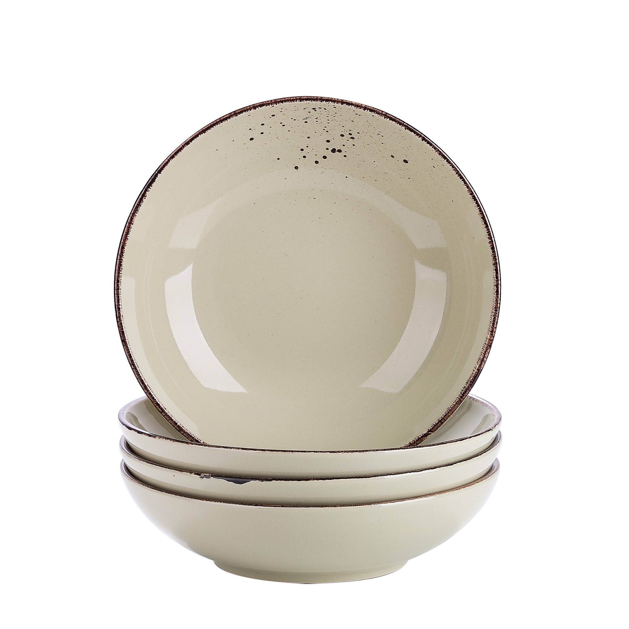 CASAINC VC-NAVIA-12-STP 4-Piece Off-white Ceramic Dinnerware