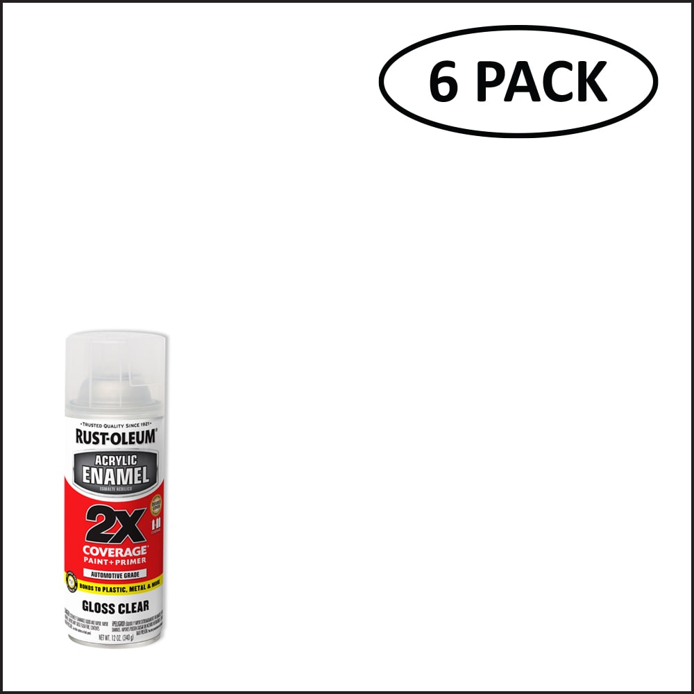 Rust-Oleum Automotive 12 oz. Acrylic Enamel Flat Black Spray Paint
