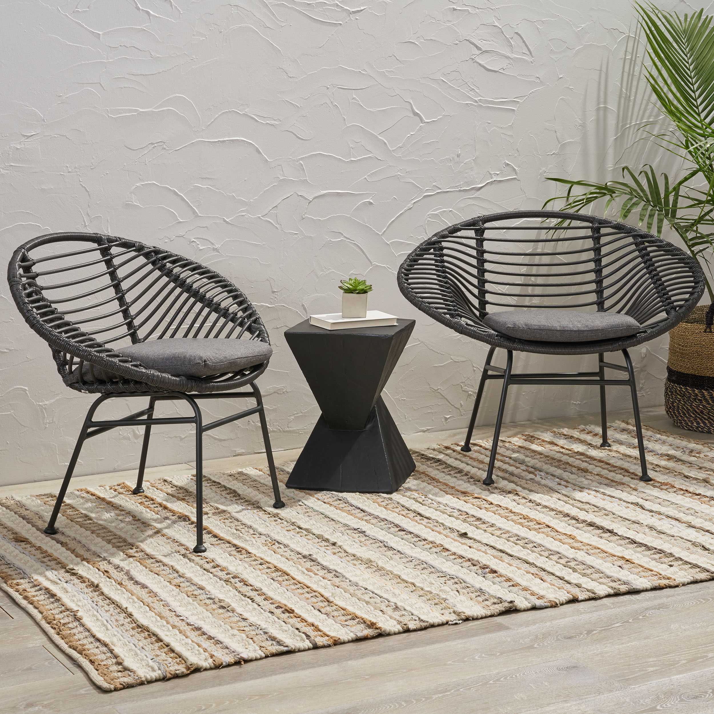 ModernLuxe 65039.00GRY Patio-Conversation-Sets - View #2