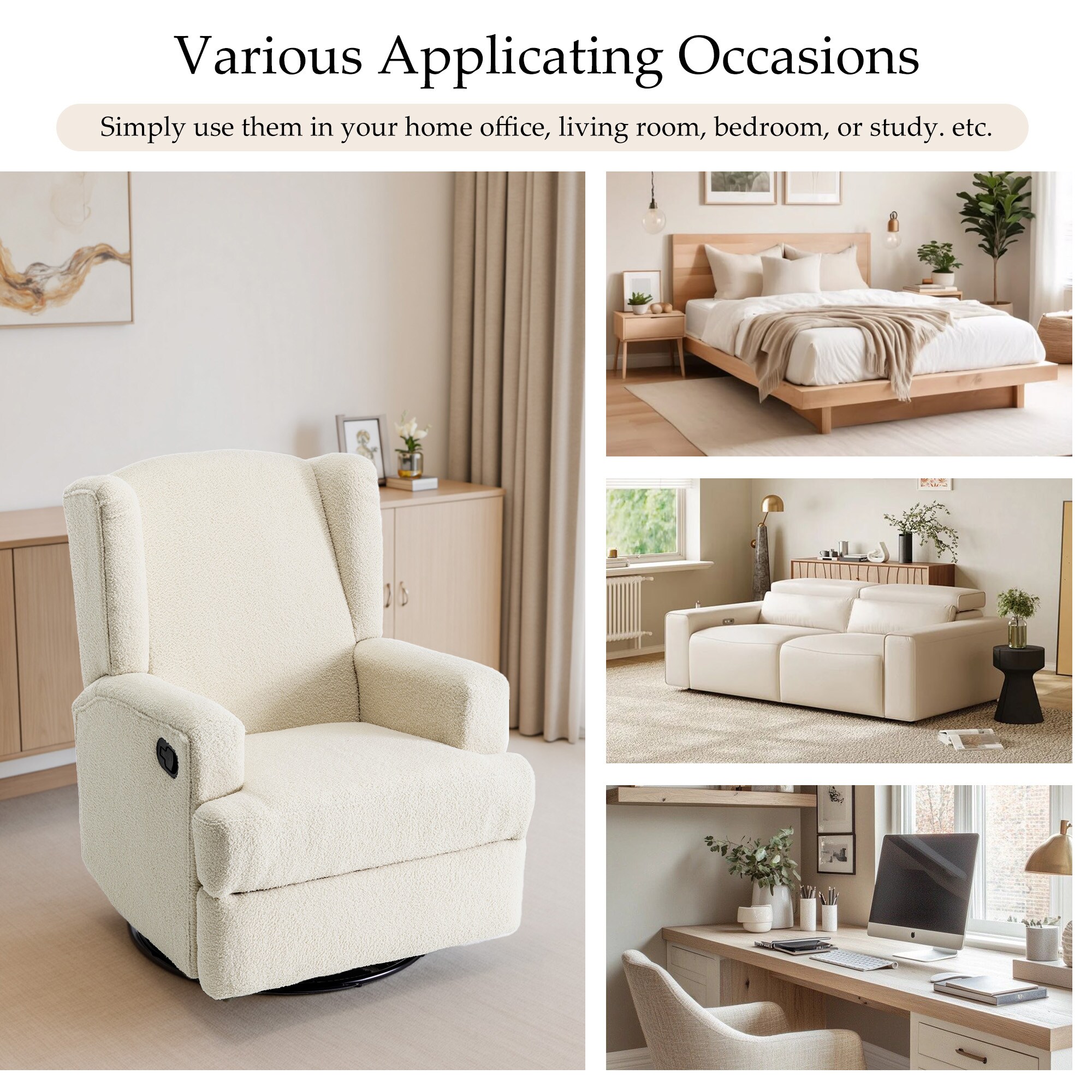 Dreamsidea LS-CH59-B CRE recliners - View #5