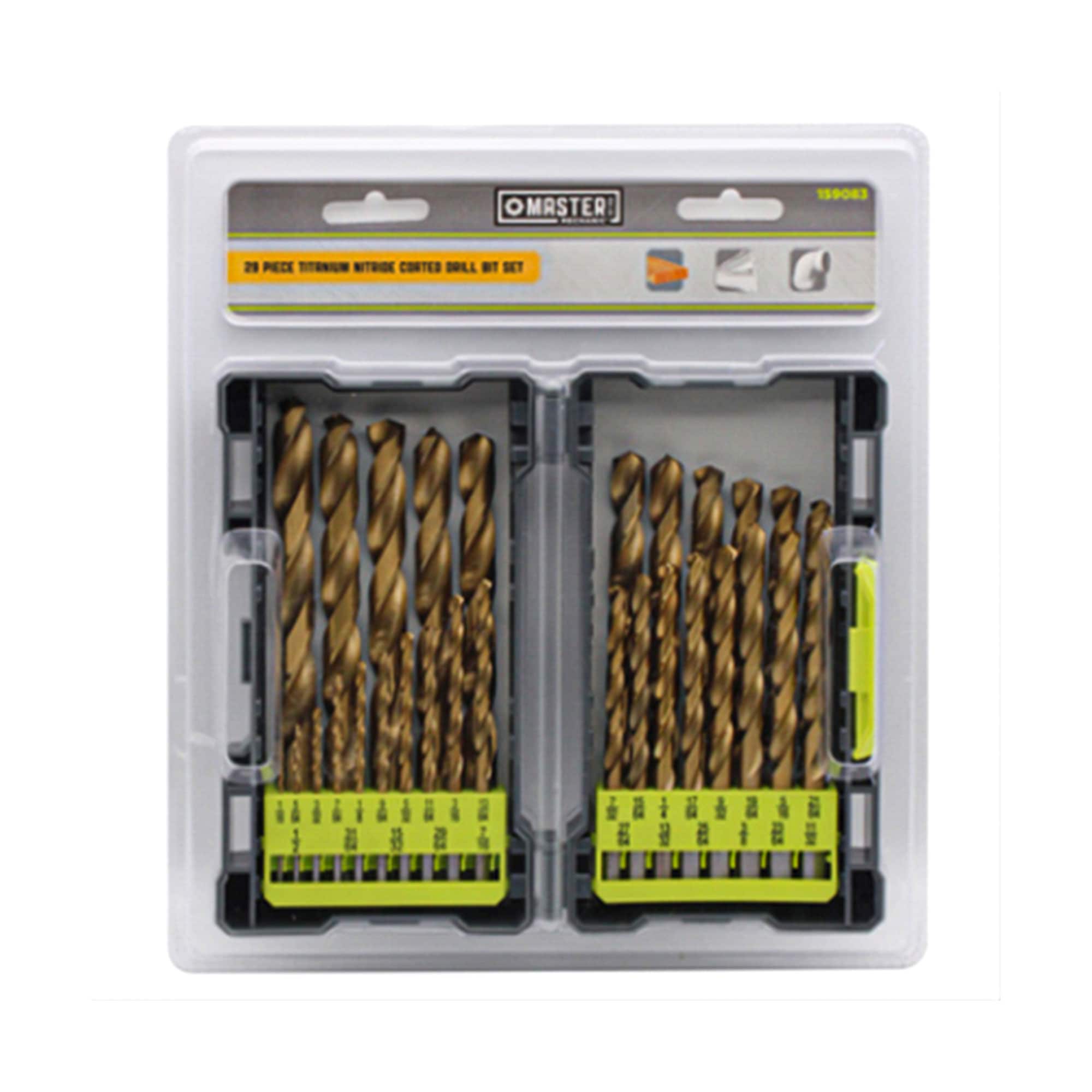 Master Mechanic  29 Piece Quick Change Titanium Coated Bit Set for Home Tools