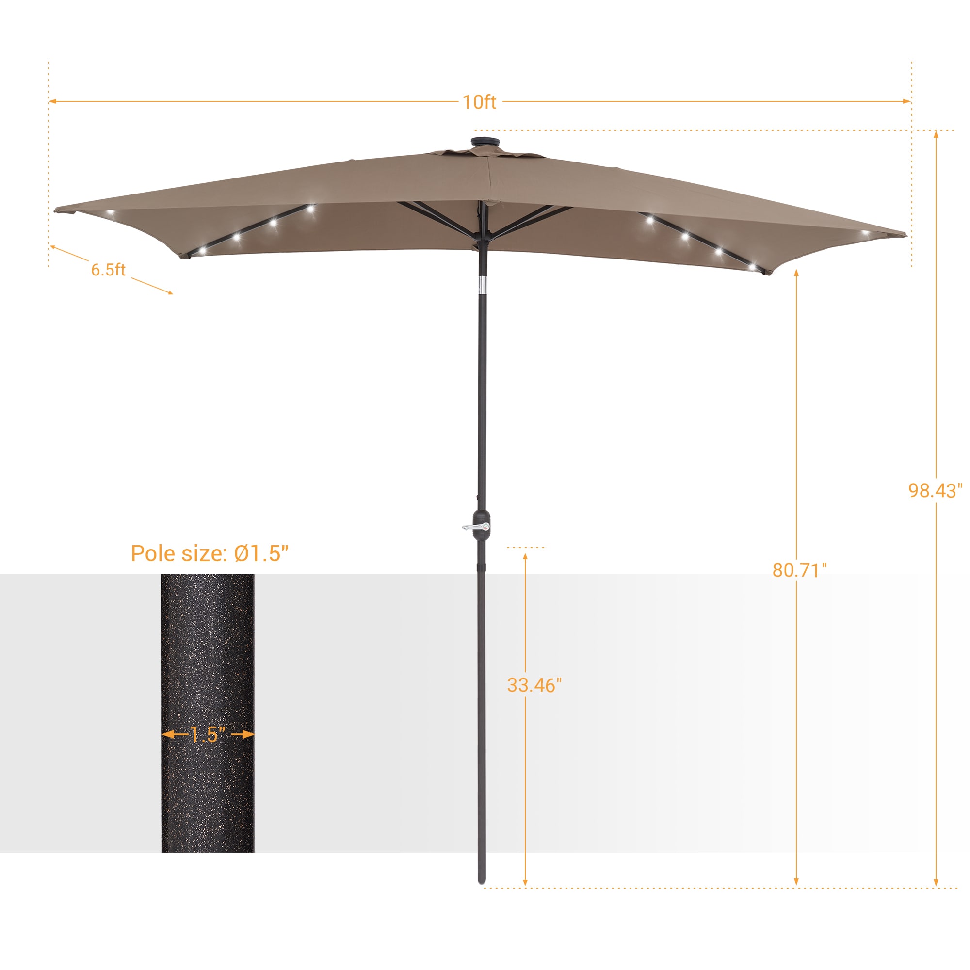 Sonkuki SD-312TP-LED Umbrellas-2 - View #2