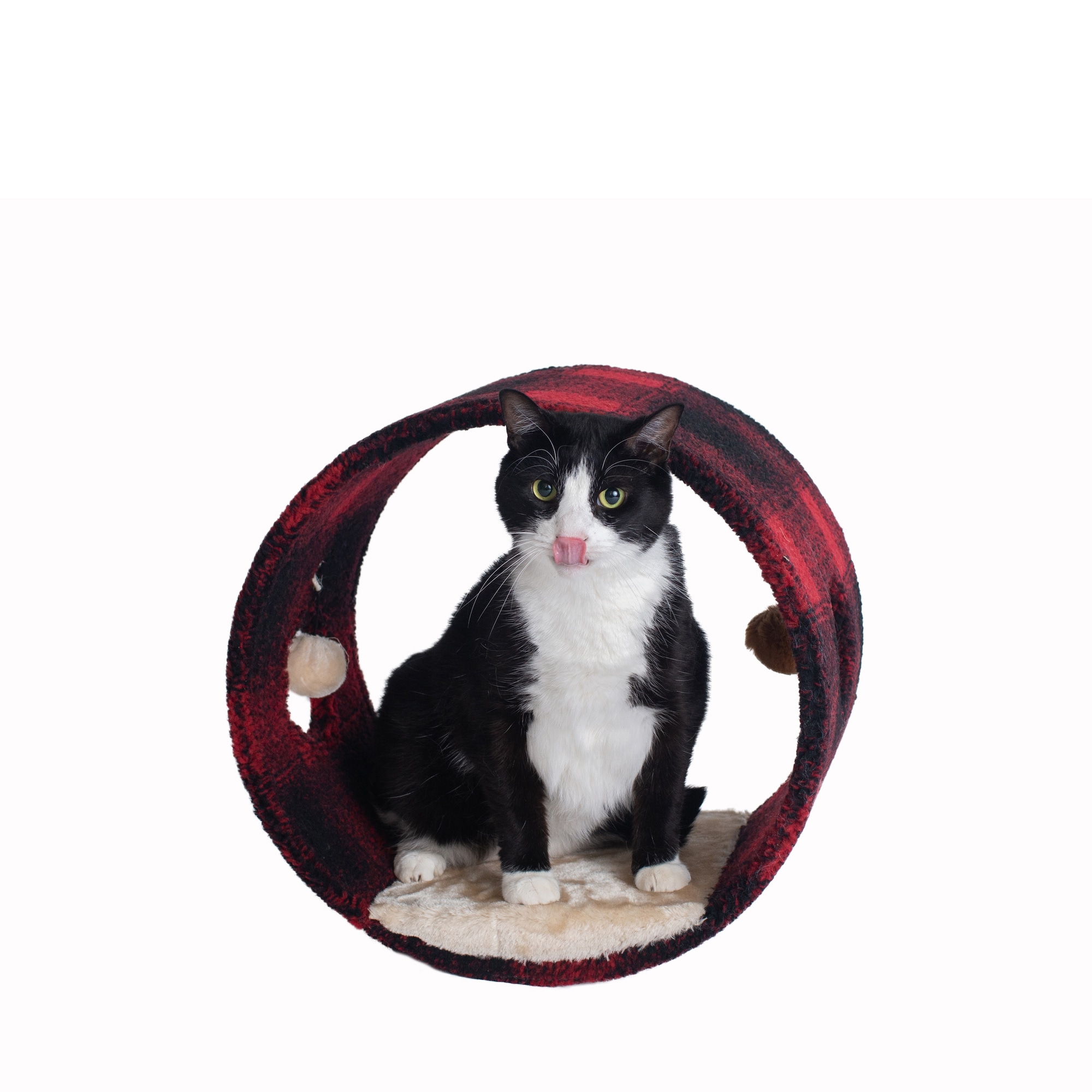 Fleece cat tunnel sale