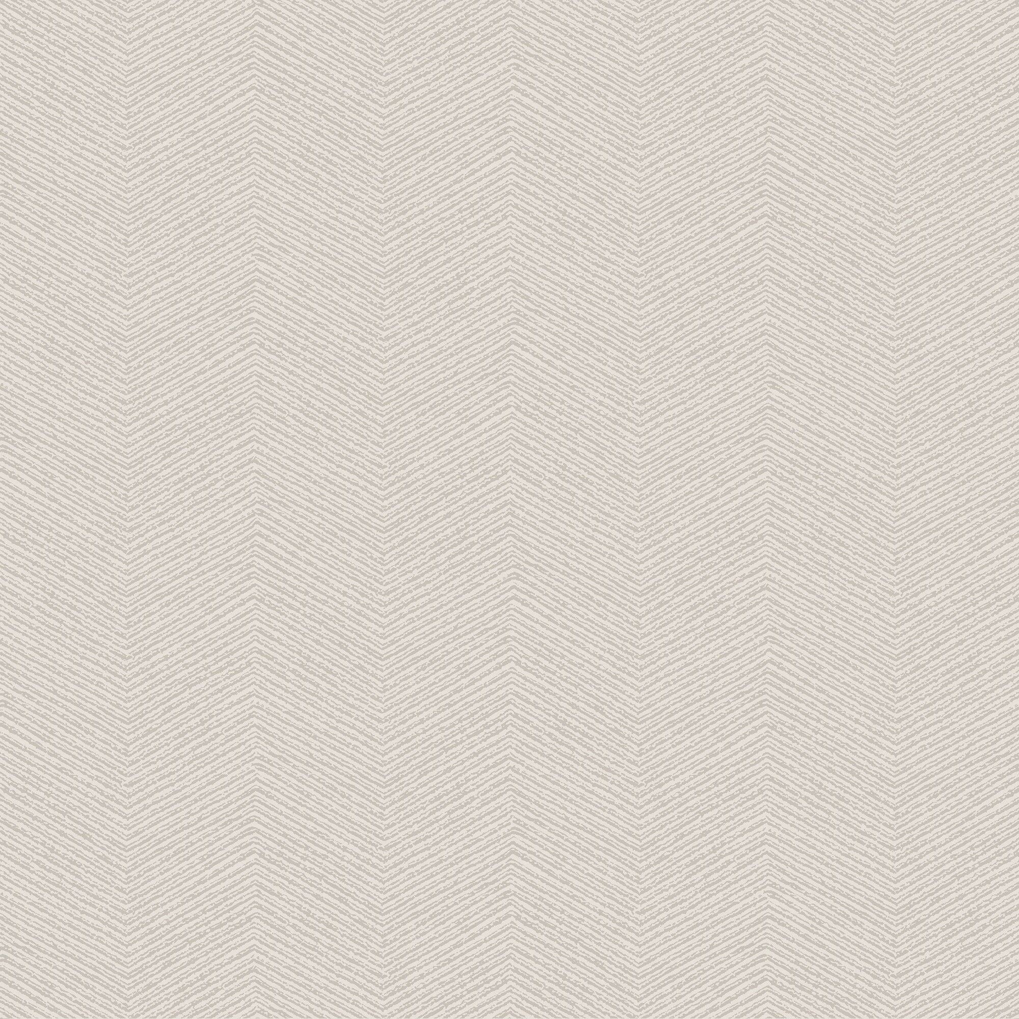 Natural Cream Chevron Textured Non-Woven Wallpaper Roll