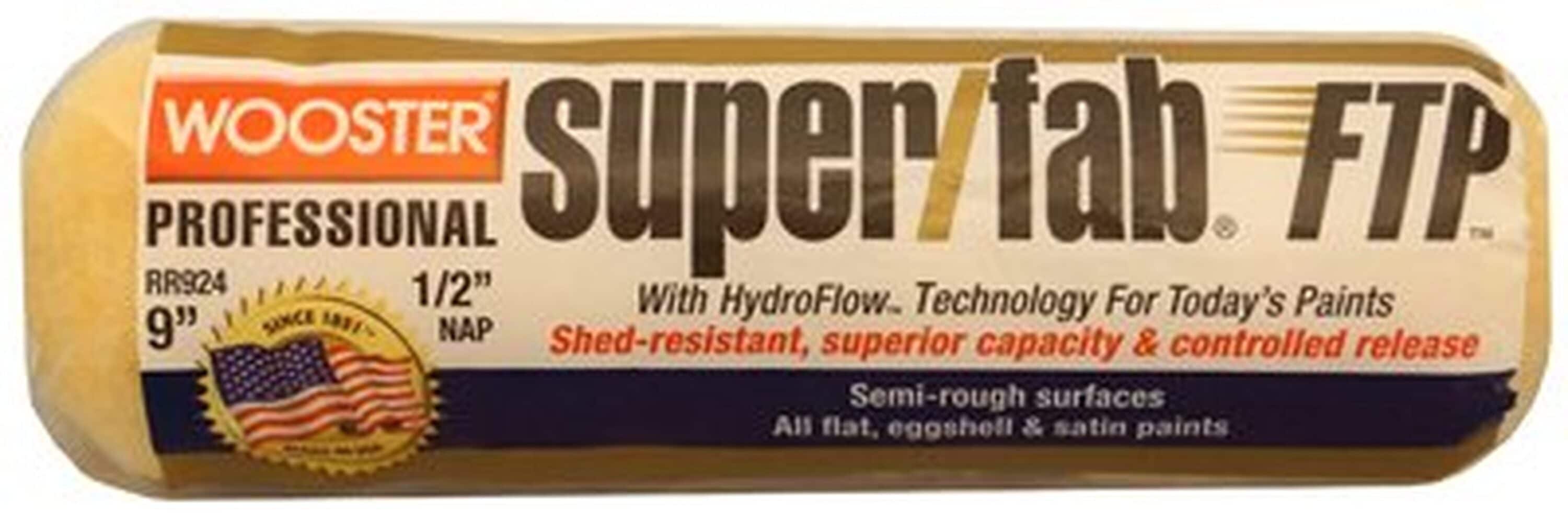 Wooster  Super Fab 9 in x 0.5 in Shed-esistant oller over
