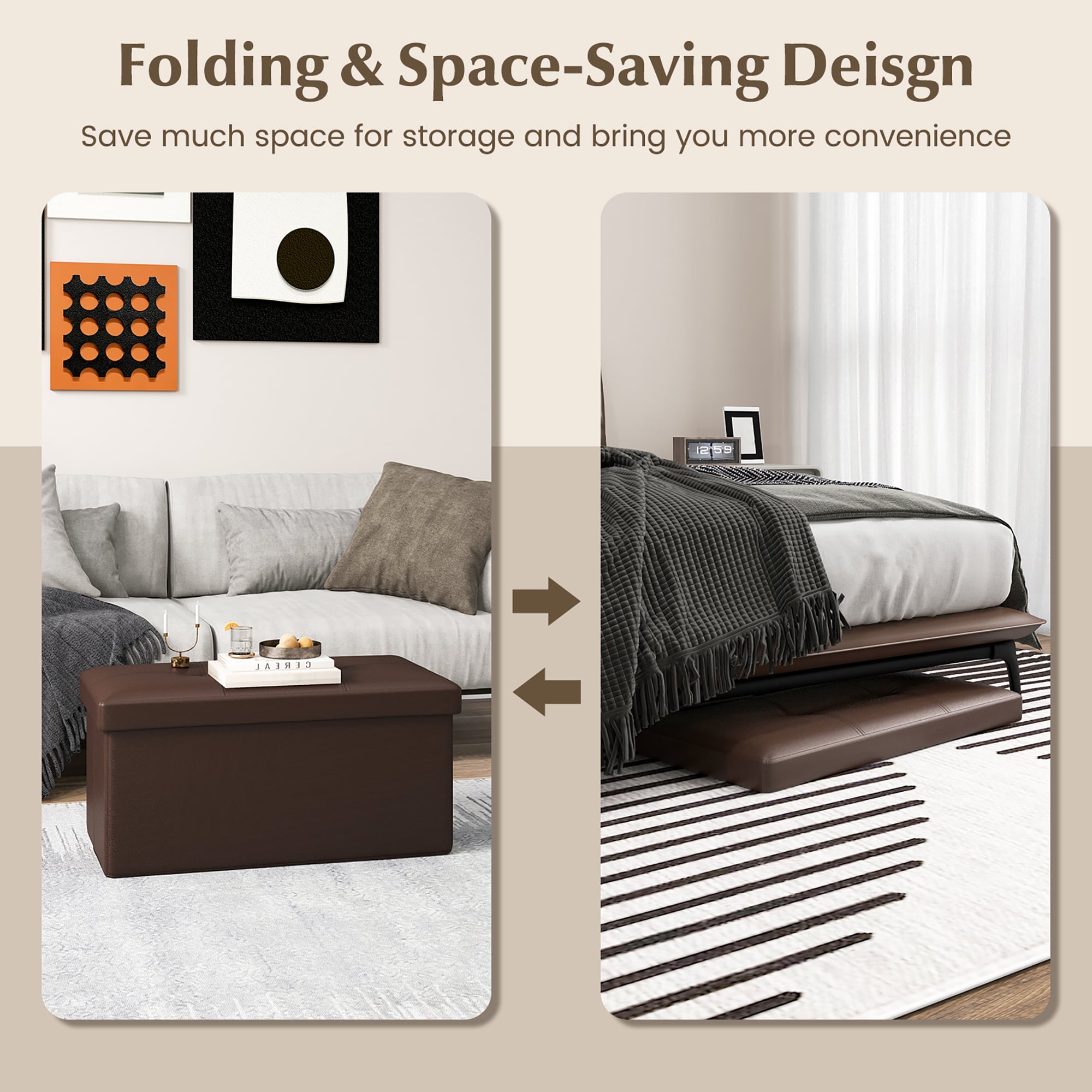 Goplus LWS00414 Indoor-Ottomans - View #6
