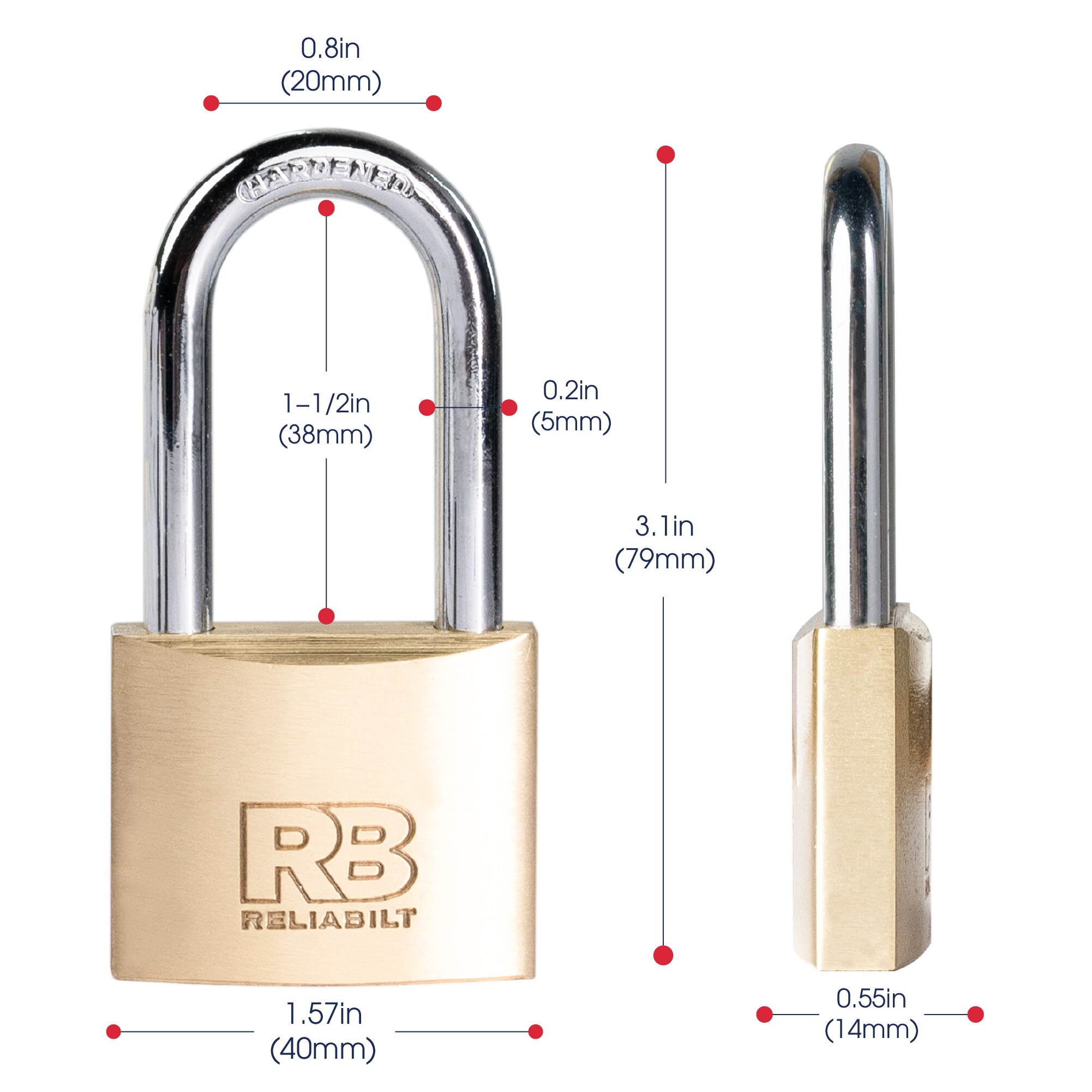 RELIABILT AH35118L Padlocks-Locks-Cables - View #15