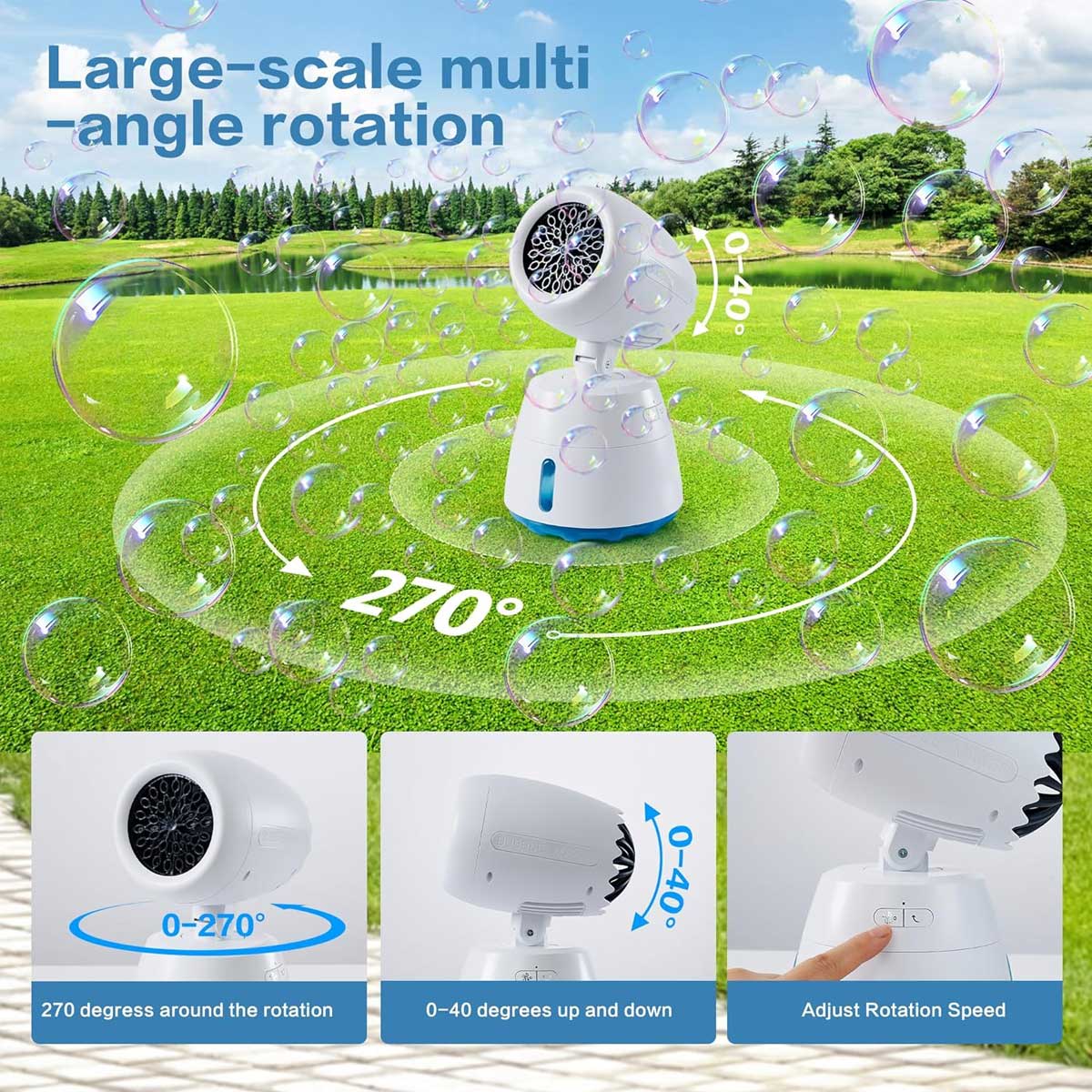 Aoibox LABBM2931 Fog-Bubble-Machines - View #3