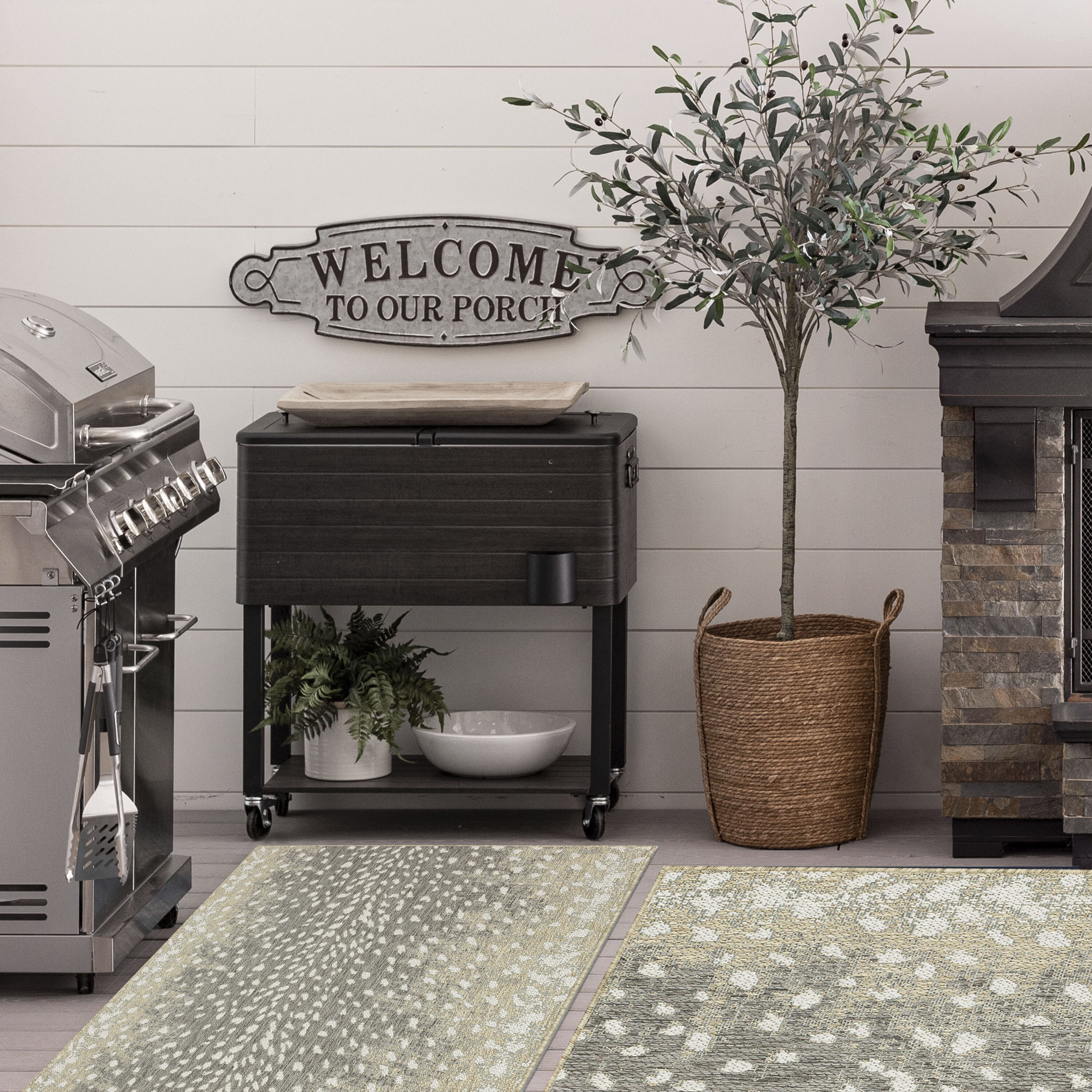 allen + roth with STAINMASTER 92338 1110 024072 rugs - View #6