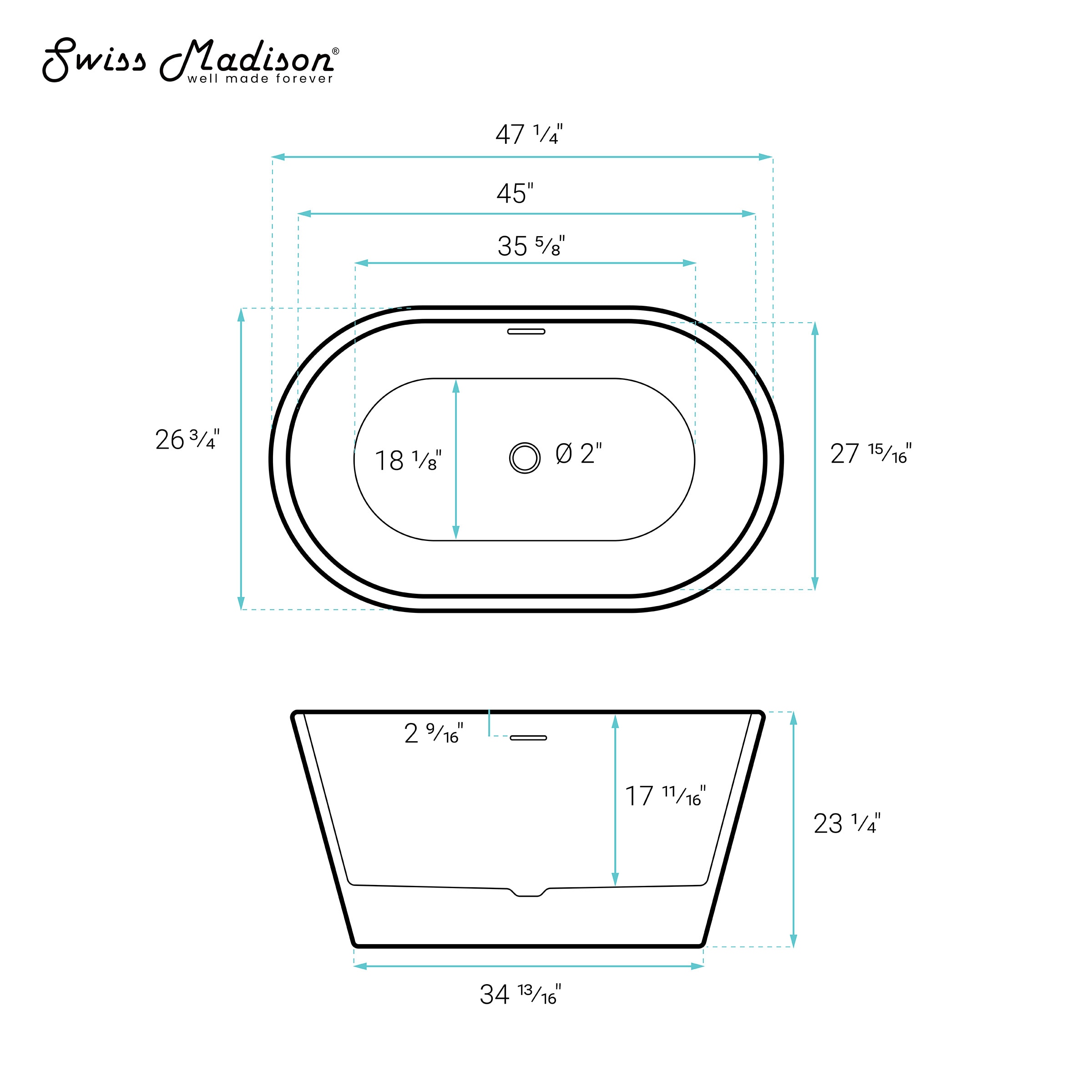 Swiss Madison SM-25-FBREI03WH bathtubs - View #4