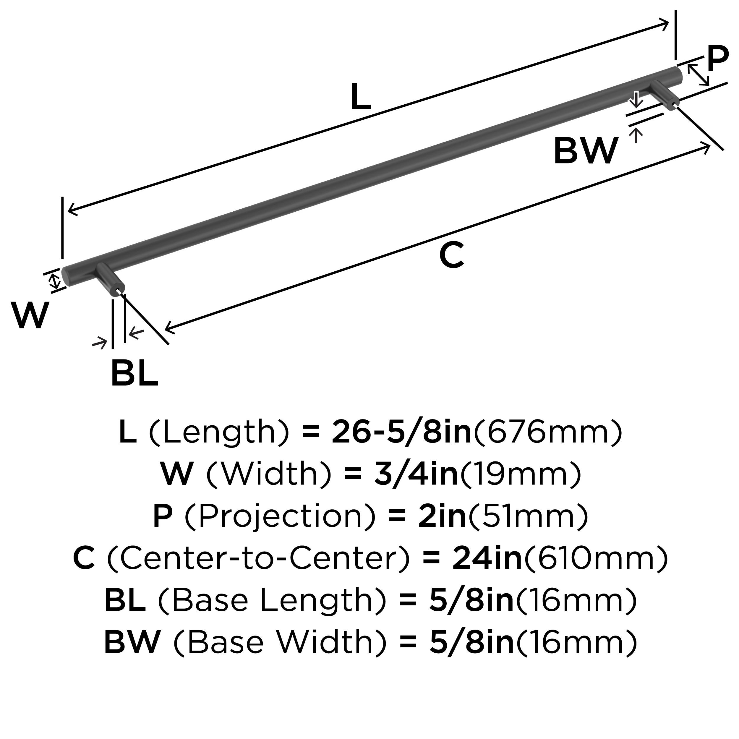 Amerock BP54026BBR Cabinet-Pulls - View #5