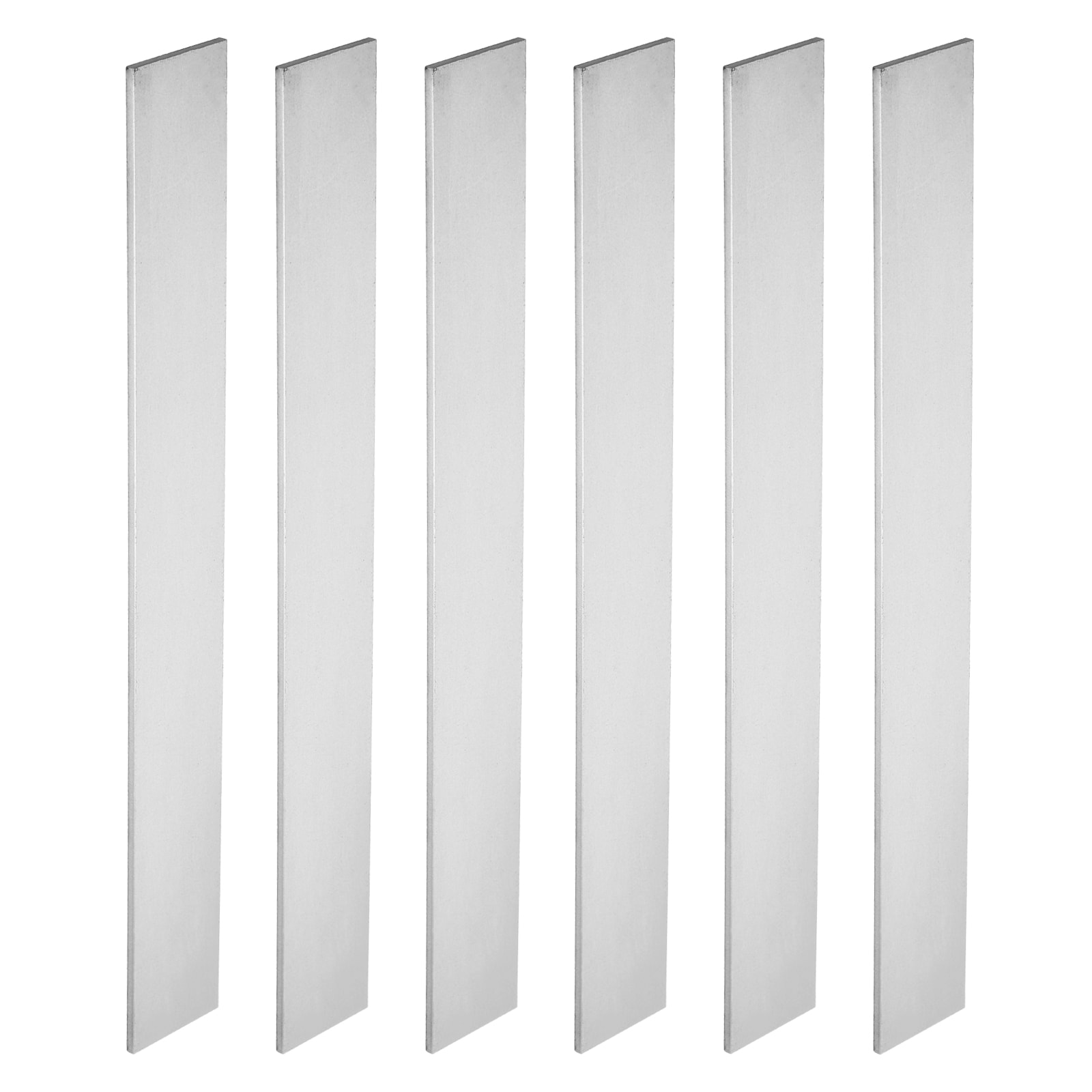 PATIKIL 6pcs 80CRV2 Steel Flat Bar 12-Inch x 1 1/2-Inch x 1/8-Inch Knife Making Steel Iron Stock for Forging Blade Knife Sword Chopper