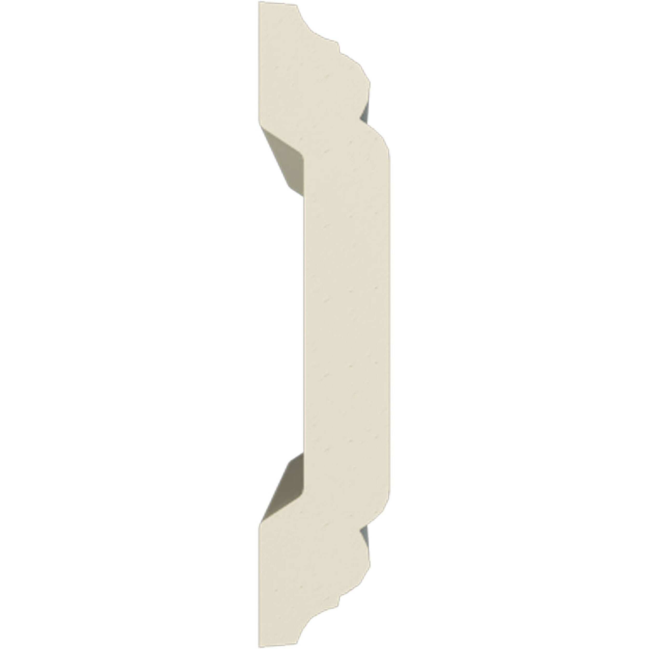 Classic Gray Urethane Crown Panel Moulding 94.5"