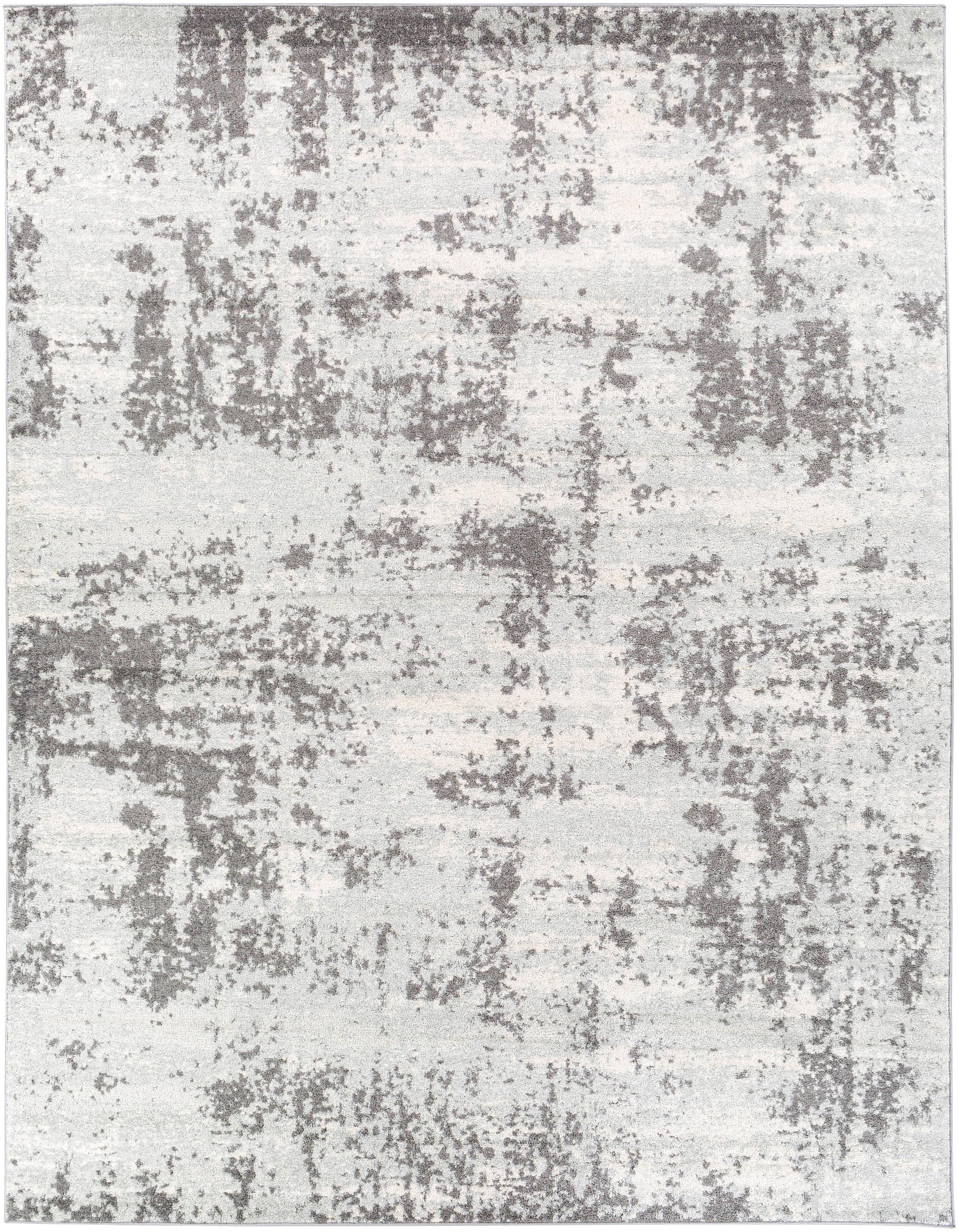 Livabliss SUN2318-710103 Sunderland 8 x 10 (ft) Polypropylene Medium Gray Rectangular Indoor Abstract Mid-Century Modern Area rug